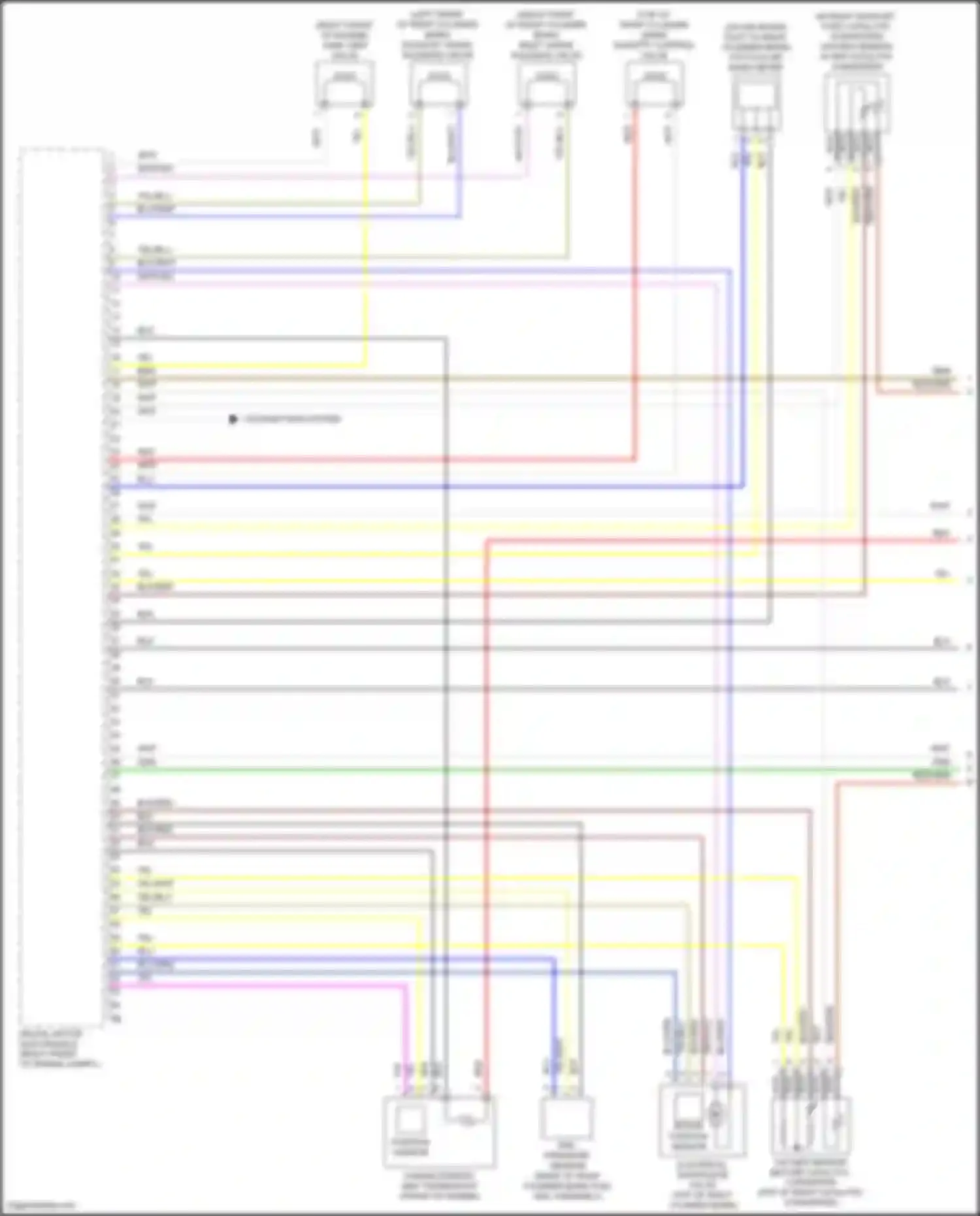 Wiring diagram quantity control valve for BMW 7 series G11/G12 (2015-2019) (2 of 2)