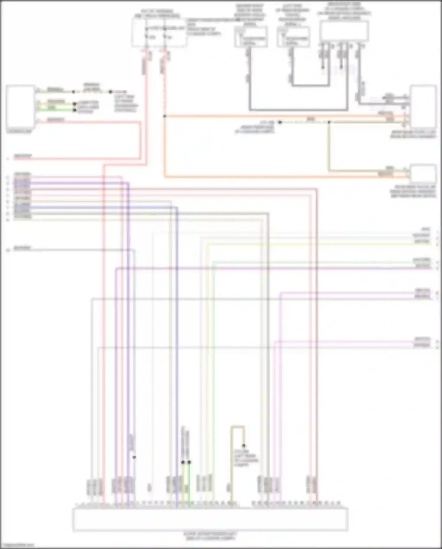 Wiring diagram rear power distribution box for BMW 7 series G11/G12 (2015-2019) (12 of 71)