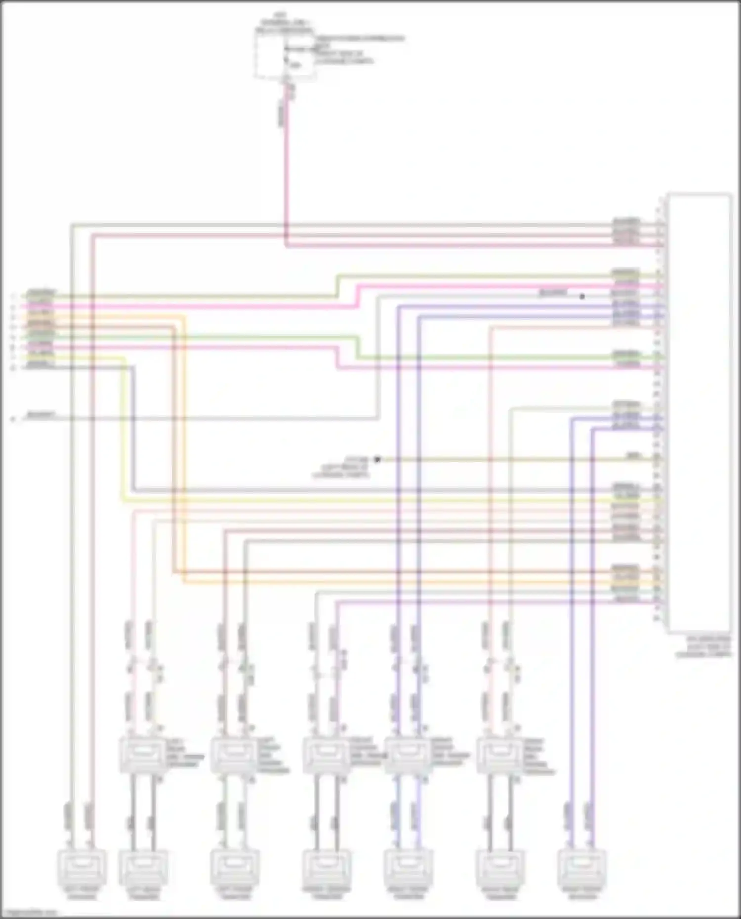 Wiring diagram rear power distribution box for BMW 7 series G11/G12 (2015-2019) (13 of 71)