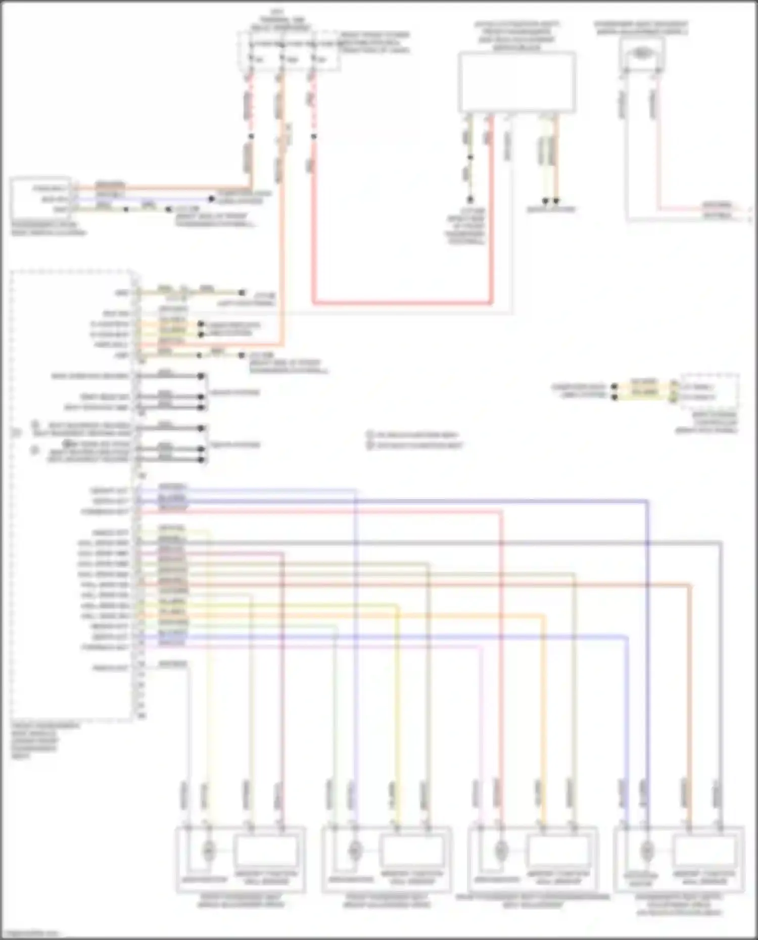 Wiring diagram right end of dash) for BMW 7 series G11/G12 (2015-2019) (52 of 52)