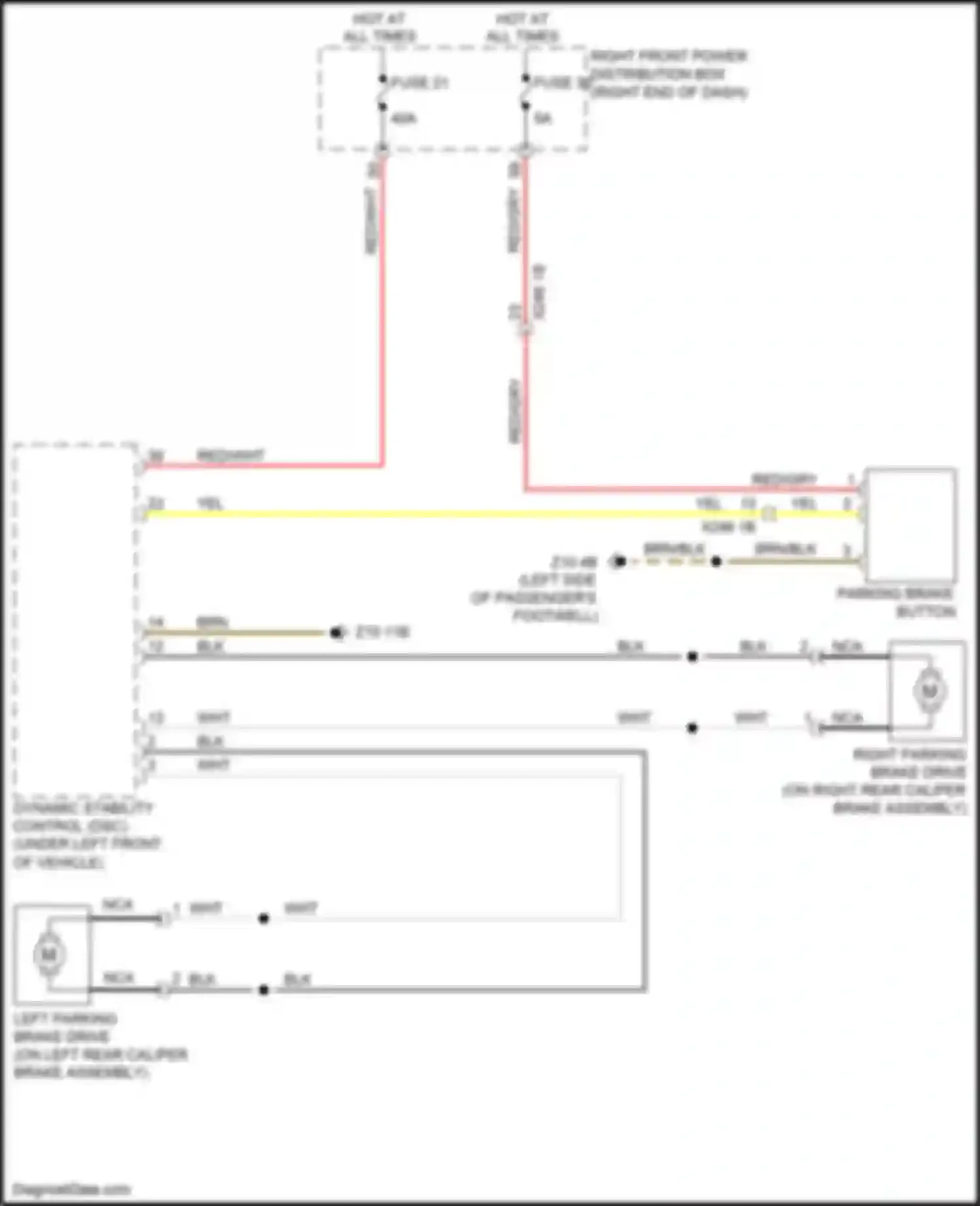 Wiring diagram right end of dash) for BMW 7 series G11/G12 (2015-2019) (38 of 52)