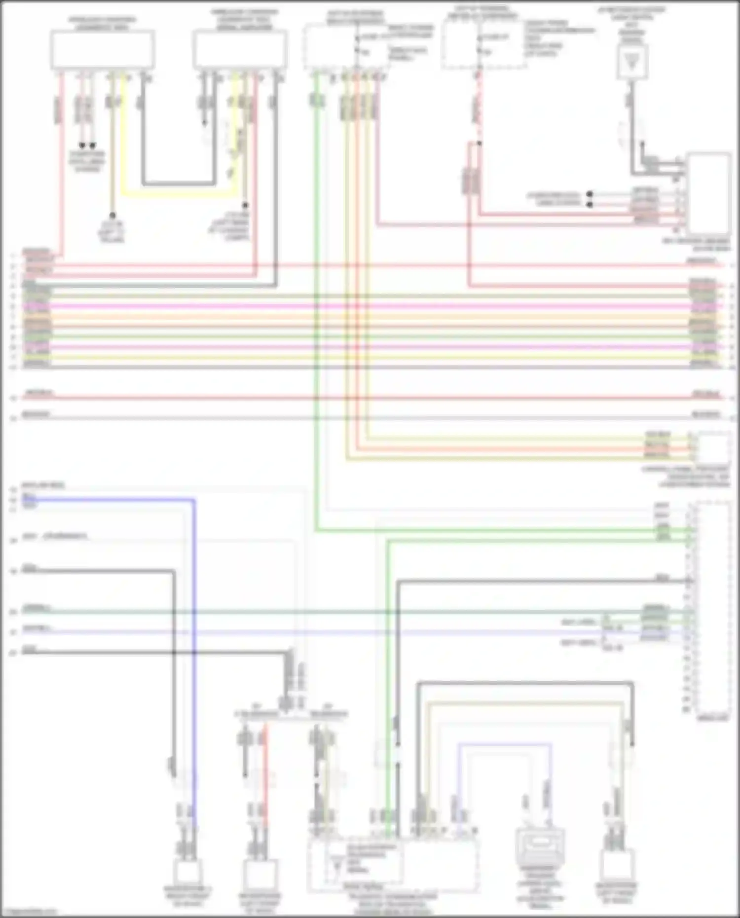 Wiring diagram roof aerial for BMW 7 series G11/G12 (2015-2019) (4 of 8)