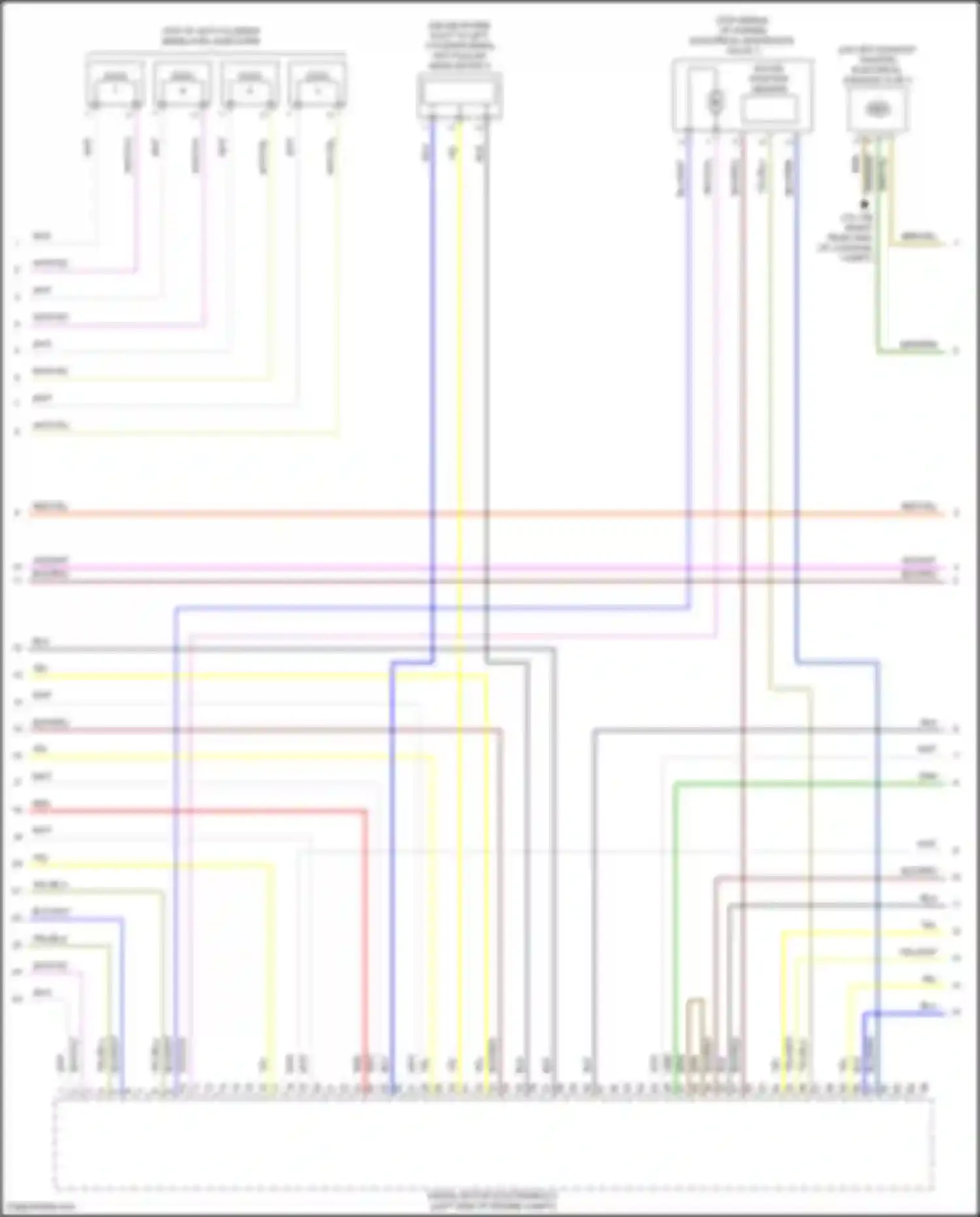 Wiring diagram rotor position sensor for BMW 7 series G11/G12 (2015-2019) (3 of 3)