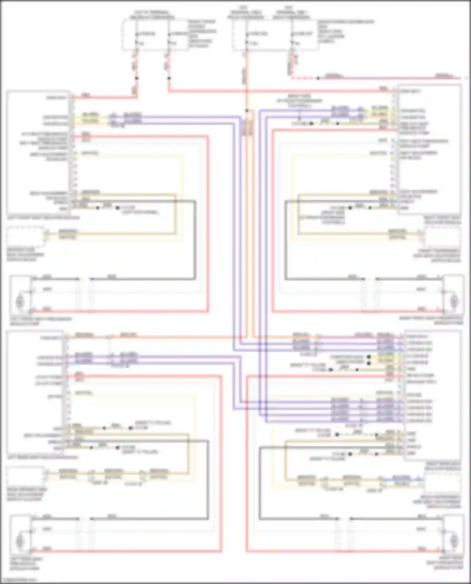 Wiring diagram sw sig for BMW 7 series G11/G12 (2015-2019) (9 of 10)