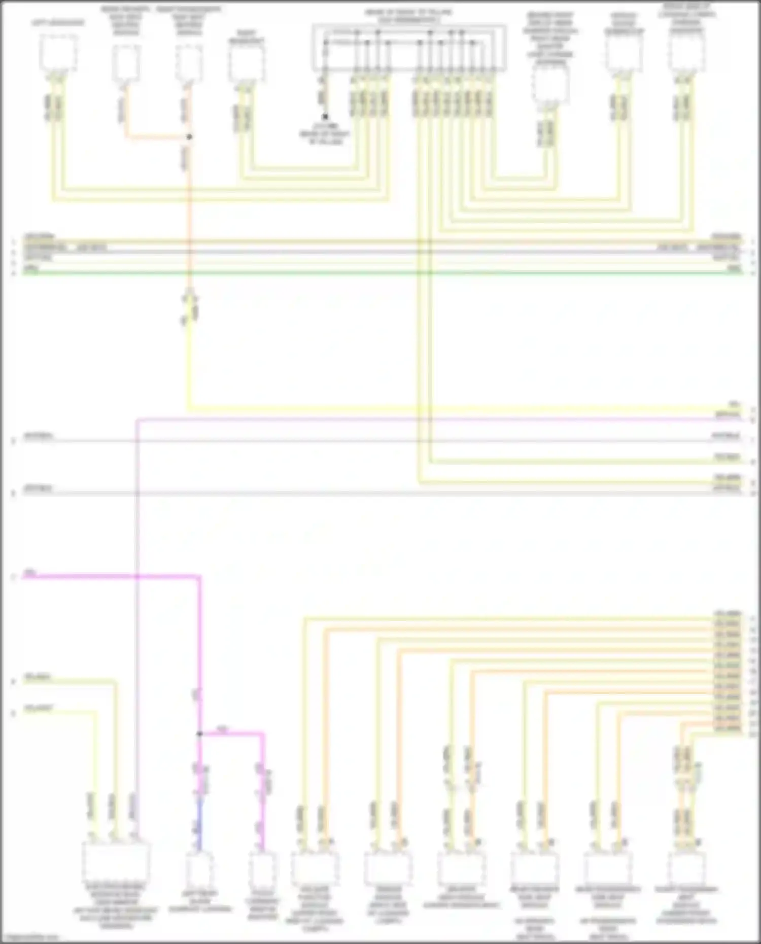 Wiring diagram touch command snap-in adapter for BMW 7 series G11/G12 (2015-2019) (4 of 6)