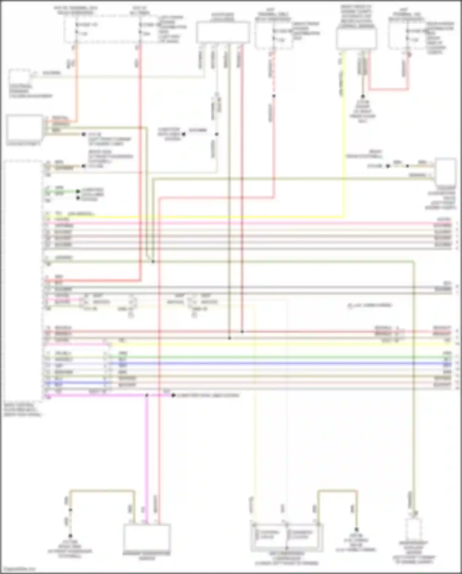7 series BMW G70 (2022-2024): Automatic a/c circuit (1 of 6)
