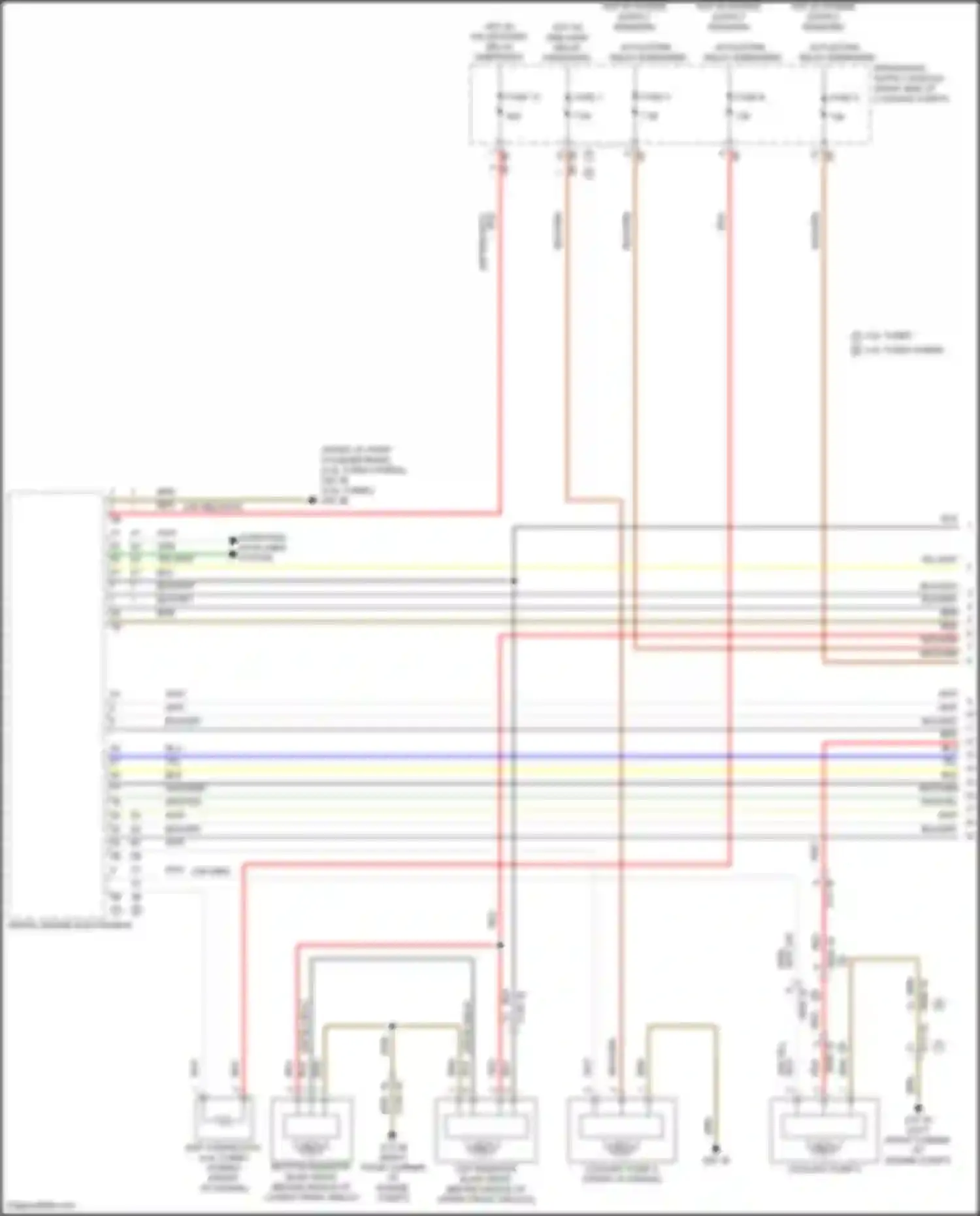 7 series BMW G70 (2022-2024): Cooling fan circuit (1 of 2)