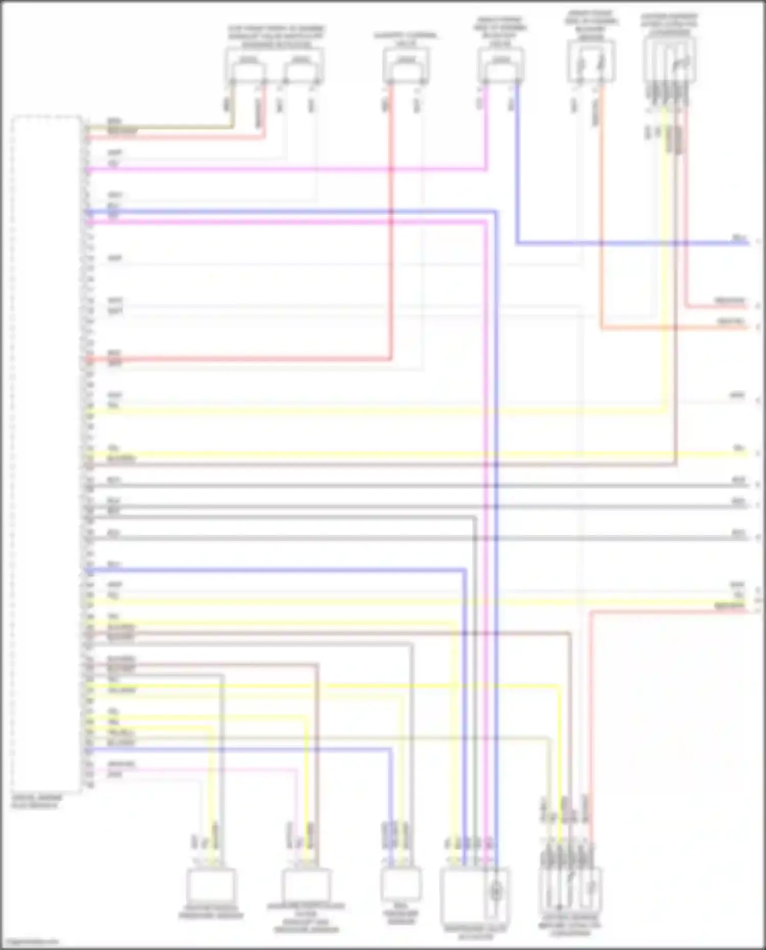 7 series BMW G70 (2022-2024): Wiring diagram engine performance 3.0l turbo (1 of 11)