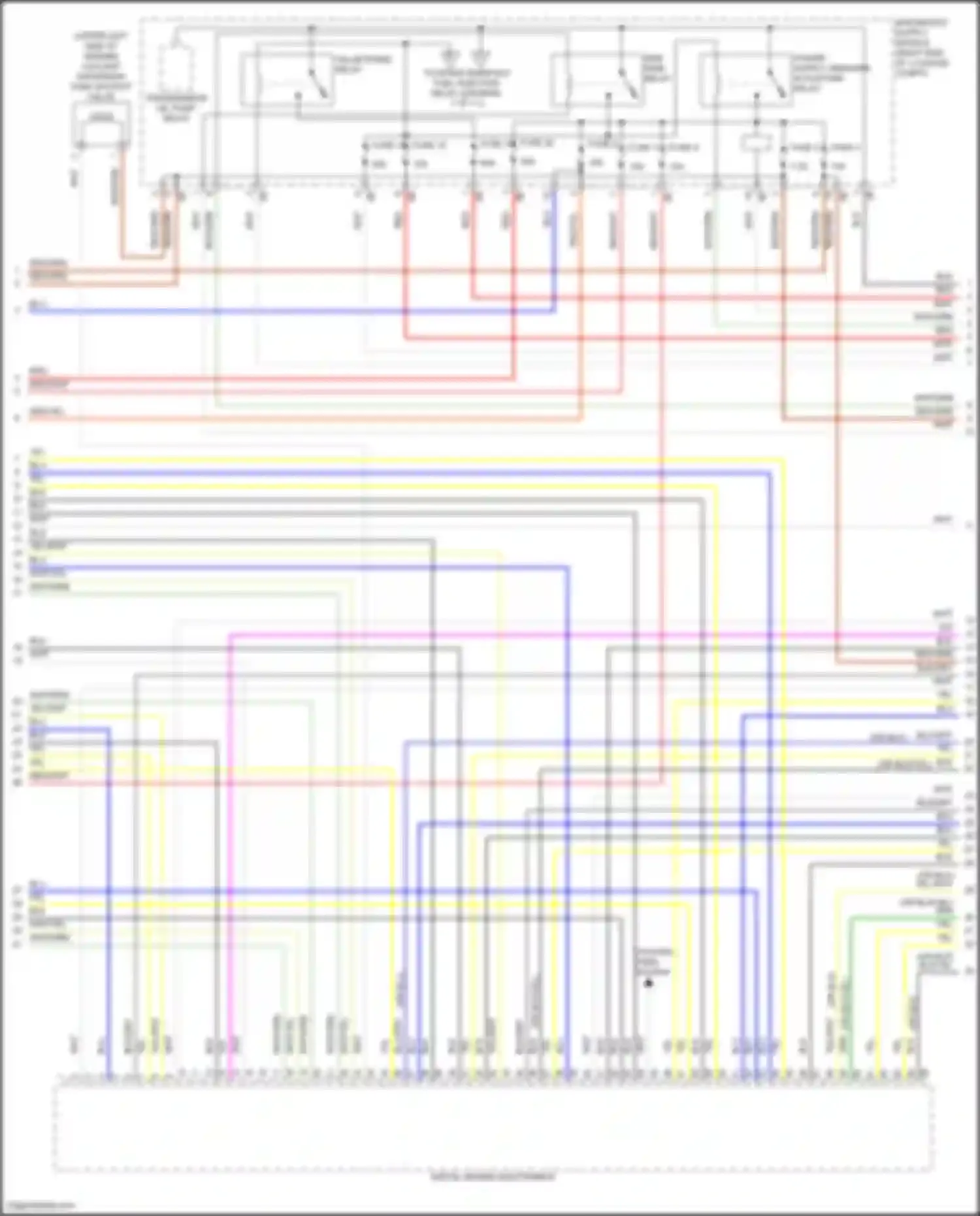 7 series BMW G70 (2022-2024): Wiring diagram engine performance 3.0l turbo (5 of 11)