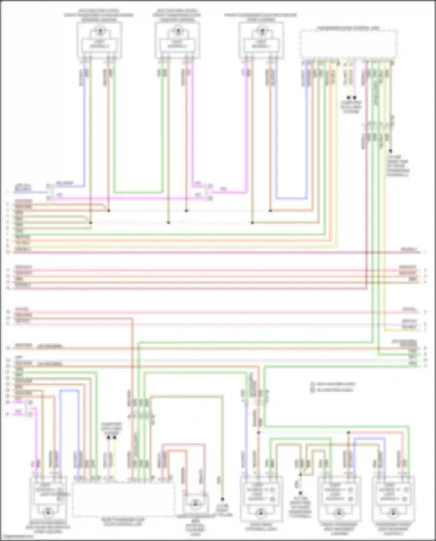 7 series BMW G70 (2022-2024): Courtesy lamps circuit (3 of 6)