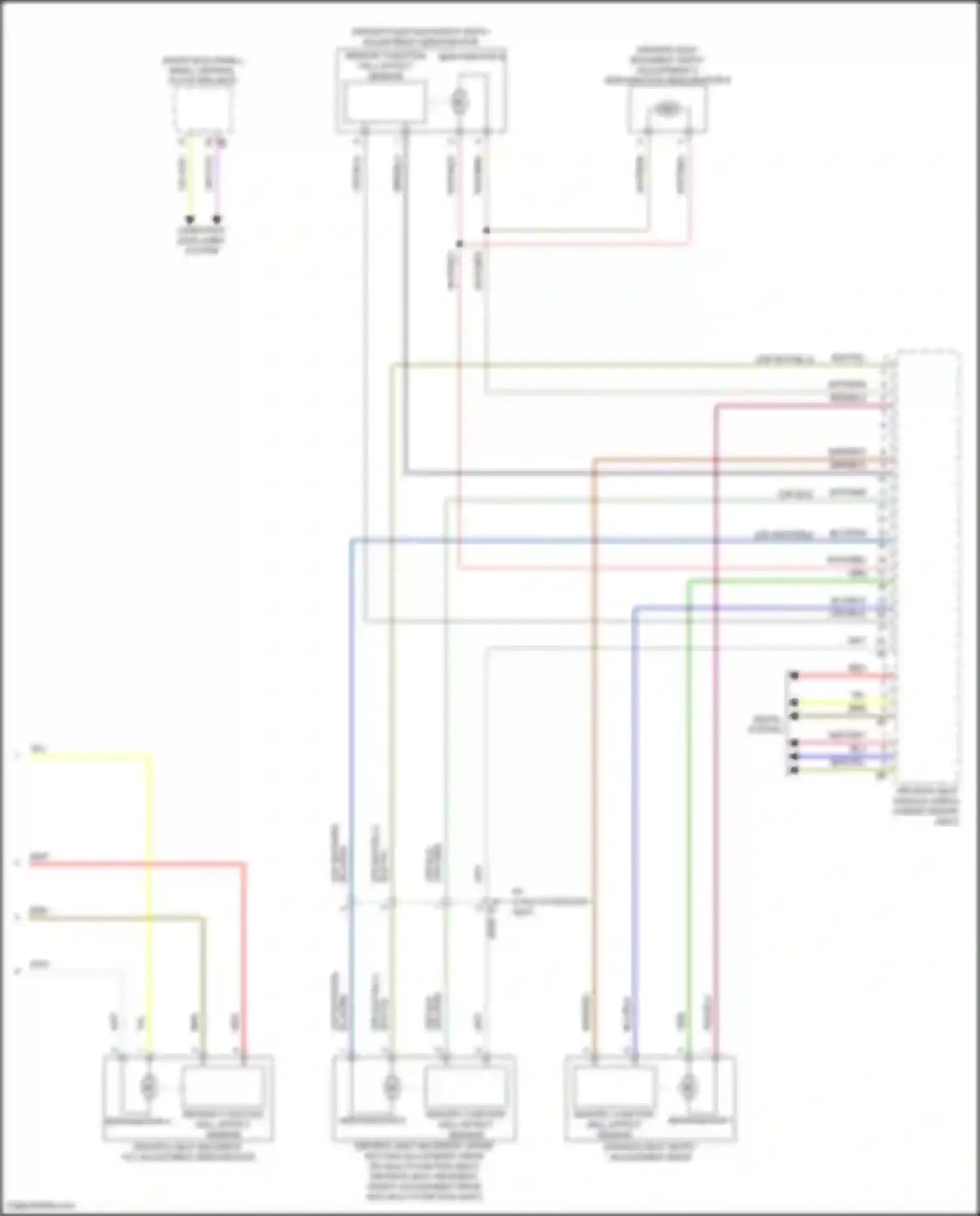 7 series BMW G70 (2022-2024): Driver"s memory seat circuit (2 of 2)