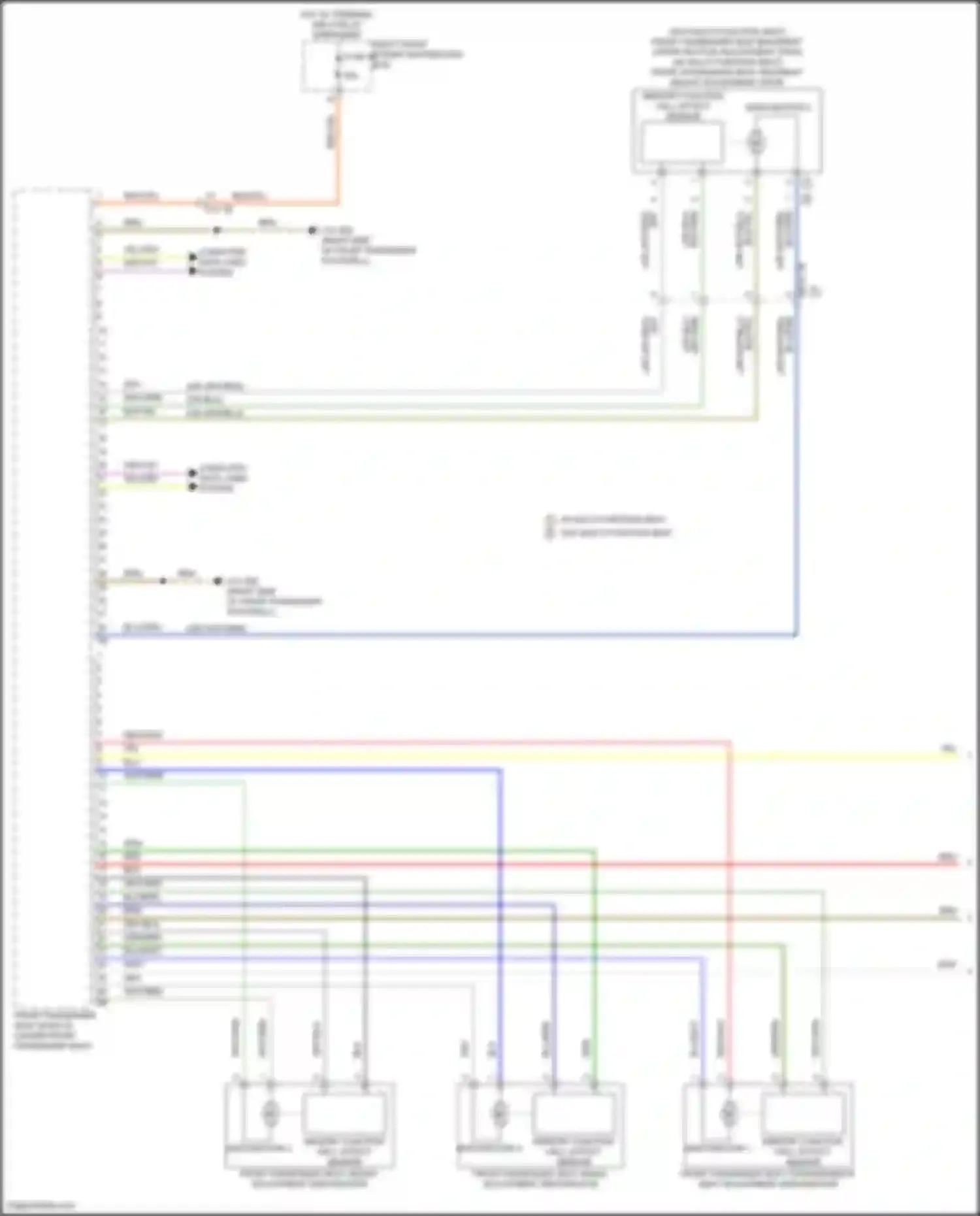 7 series BMW G70 (2022-2024): Passenger"s memory seat circuit (1 of 2)