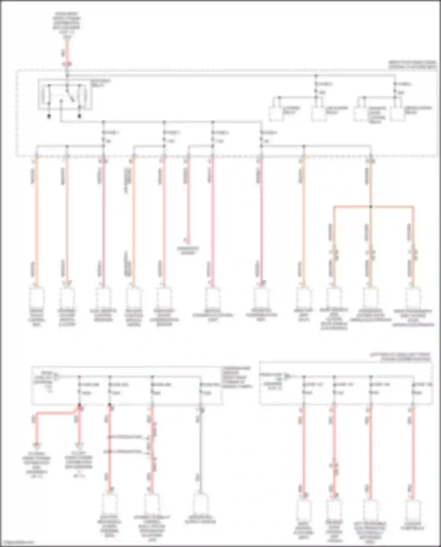 7 series BMW G70 (2022-2024): Power distribution circuit (2 of 11)