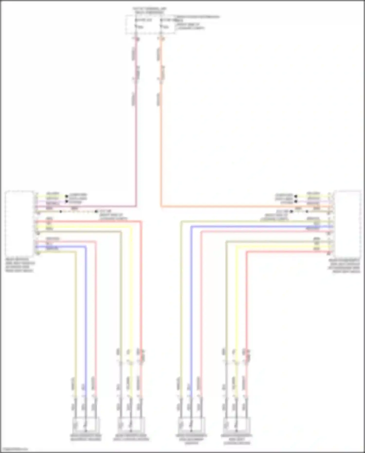 7 series BMW G70 (2022-2024): Rear heated seats circuit, w/ memory