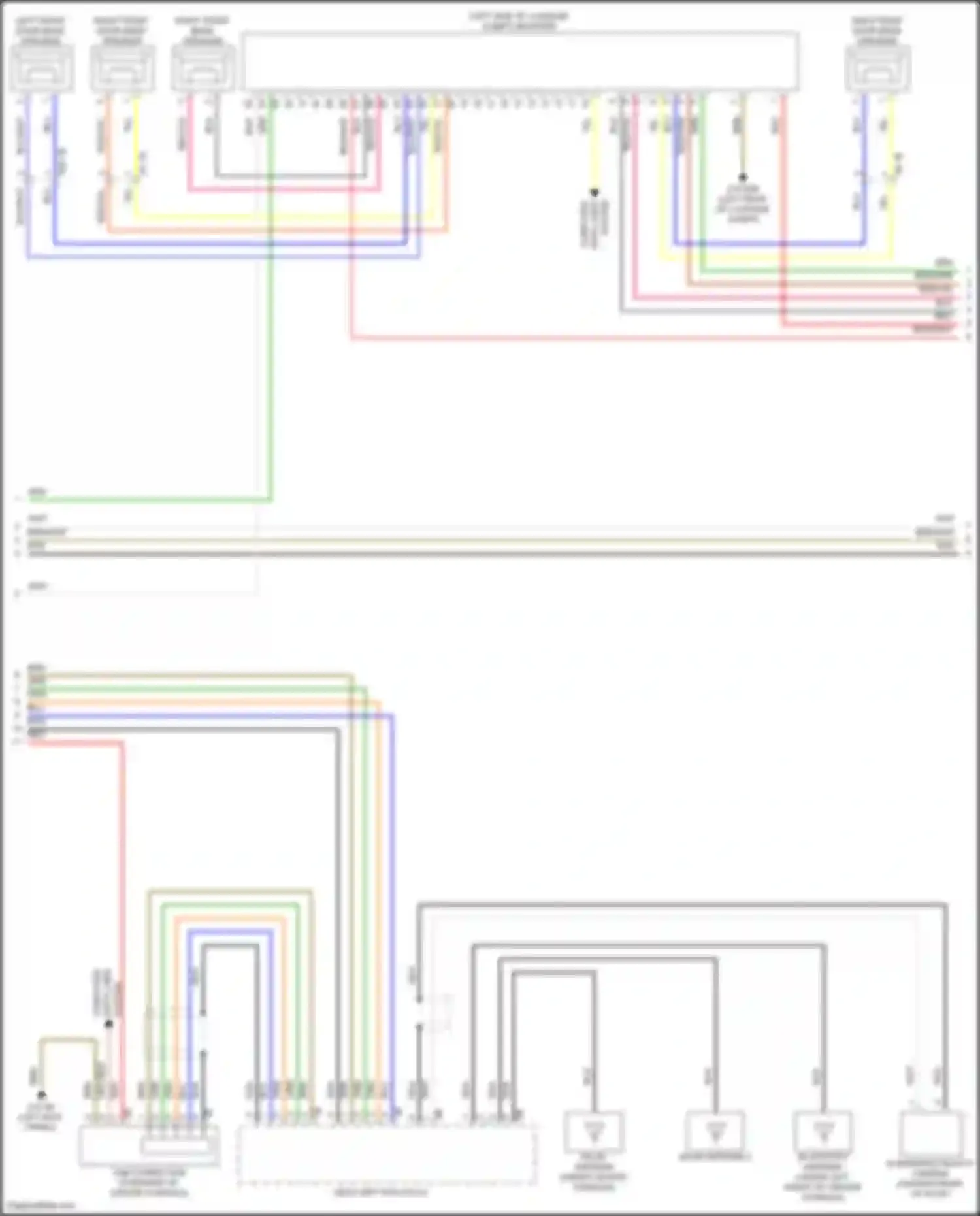 Wiring diagram augmented reality camera for BMW 7 series G70 (2022-2024) (1 of 4)