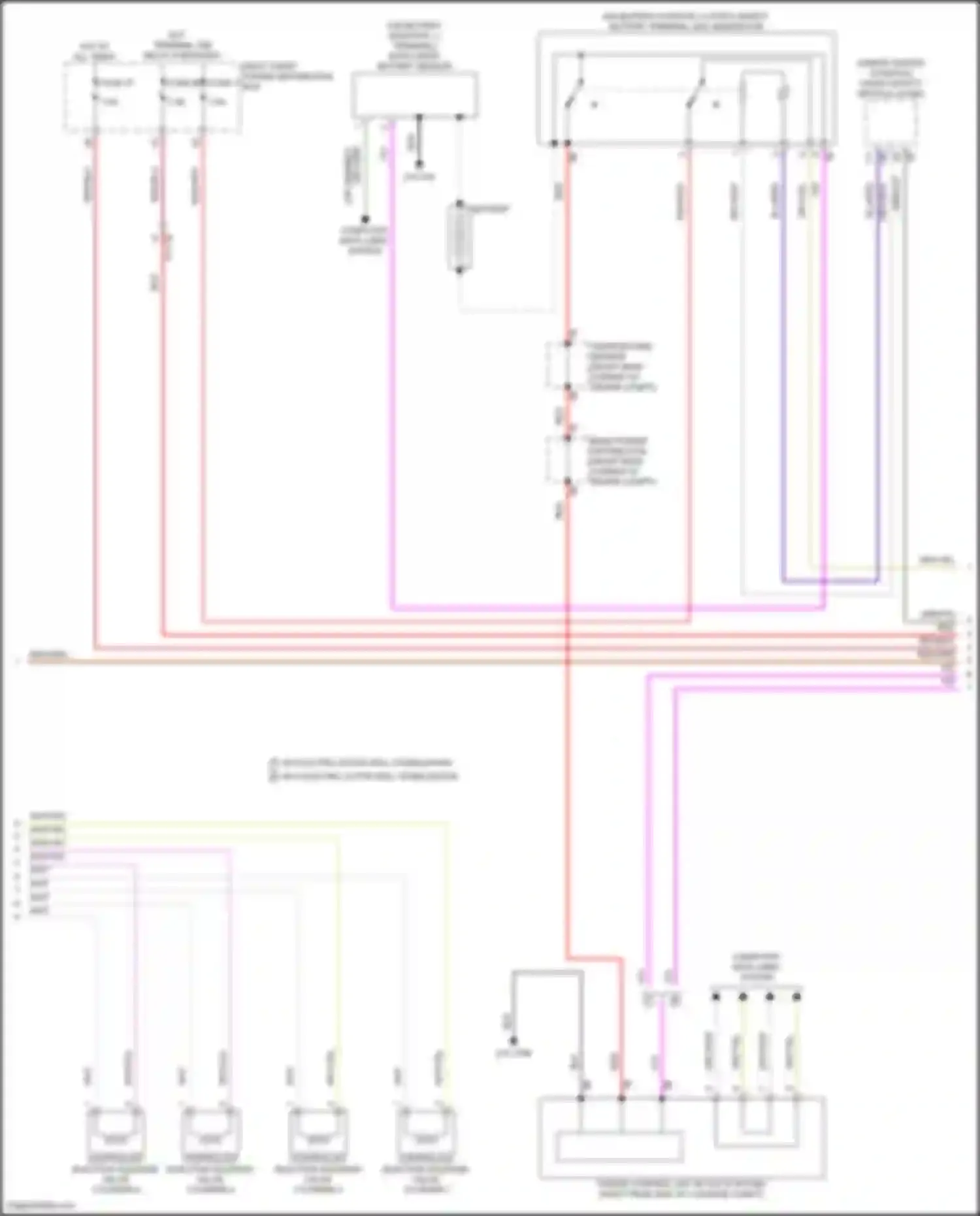 Wiring diagram base power distribution for BMW 7 series G70 (2022-2024) (4 of 6)