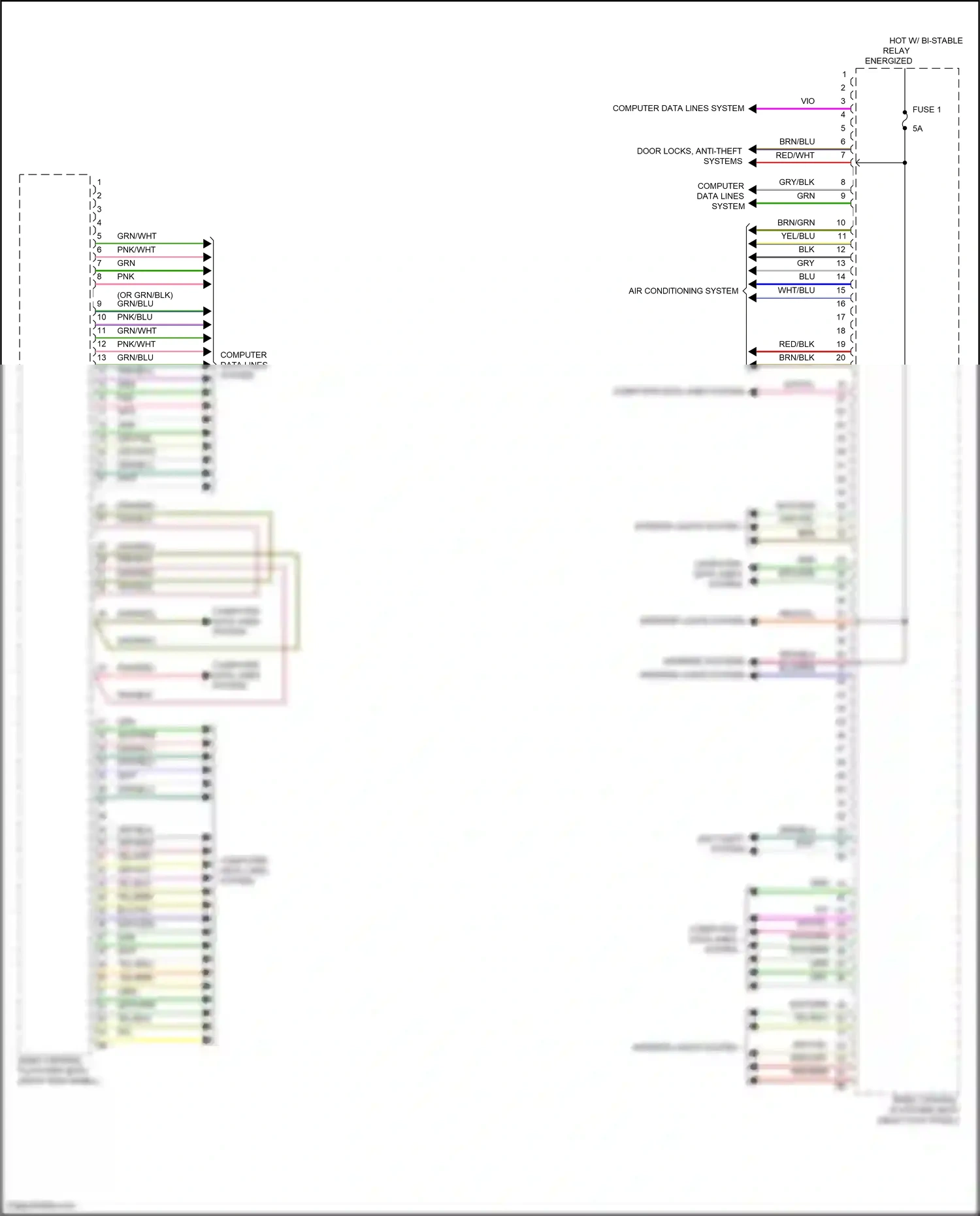 BMW 7 series G70 (2022-2024) basic central platform (bcp) wiring diagram  (23 of 44)