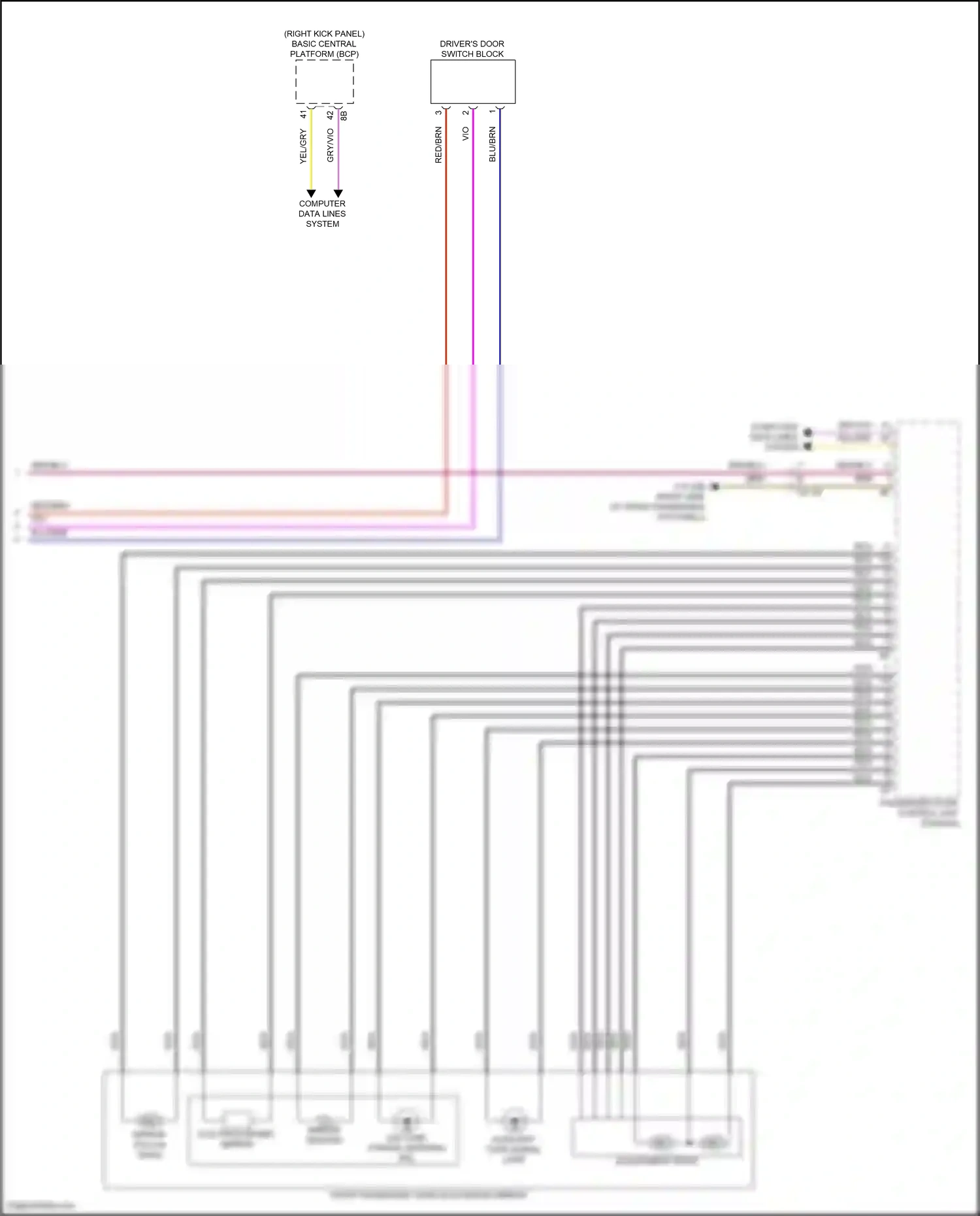 BMW 7 series G70 (2022-2024) basic central platform (bcp) wiring diagram  (27 of 44)
