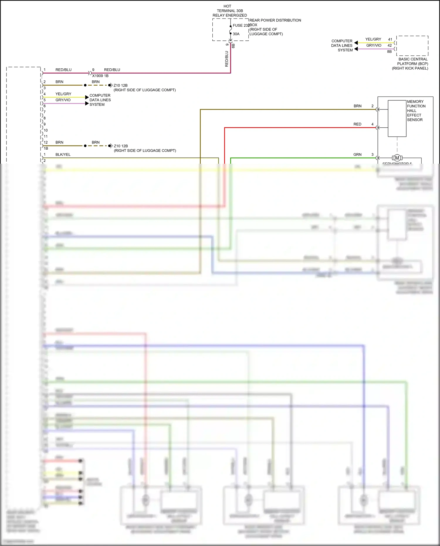 BMW 7 series G70 (2022-2024) basic central platform (bcp) wiring diagram  (26 of 44)