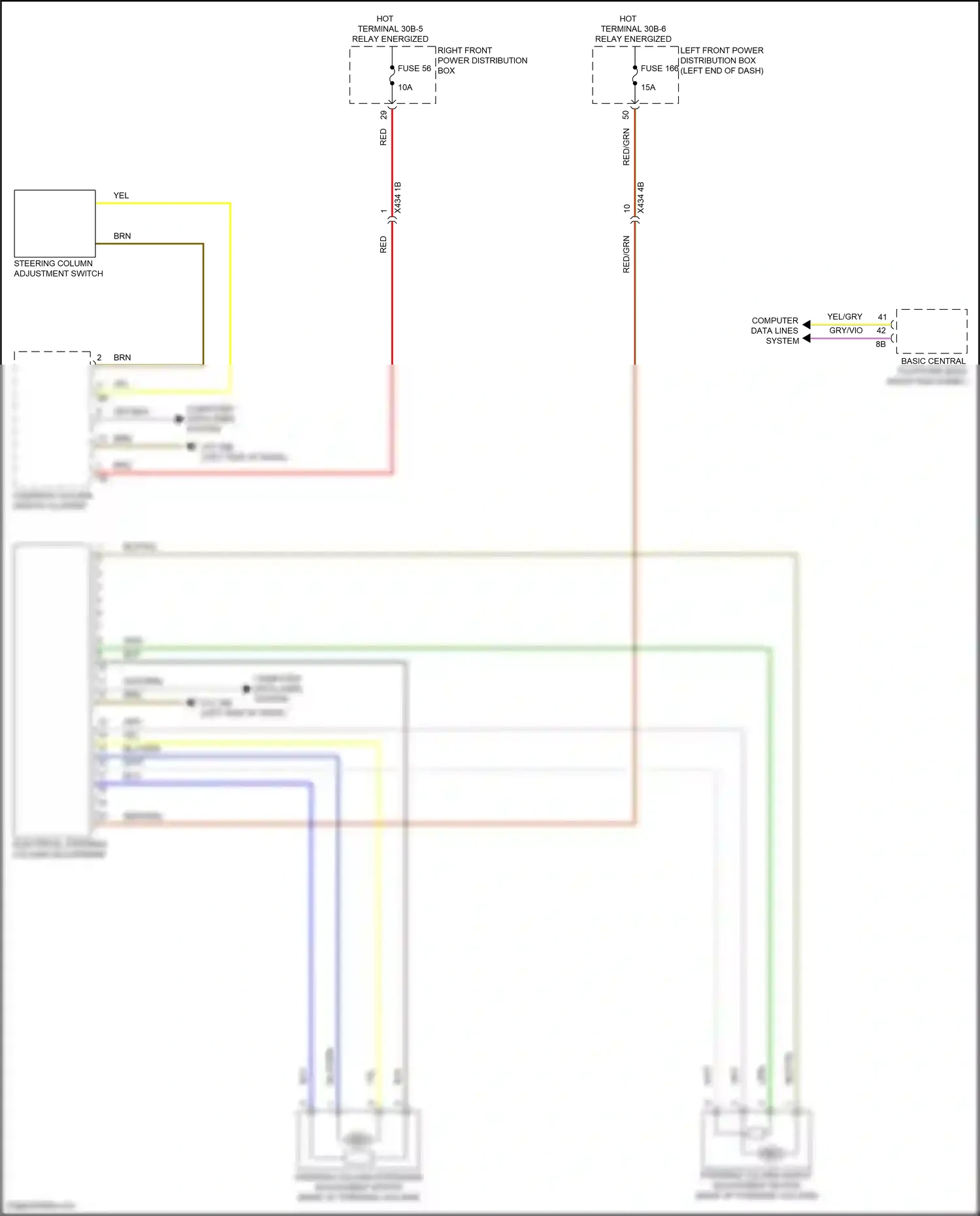 BMW 7 series G70 (2022-2024) basic central platform (bcp) wiring diagram  (30 of 44)
