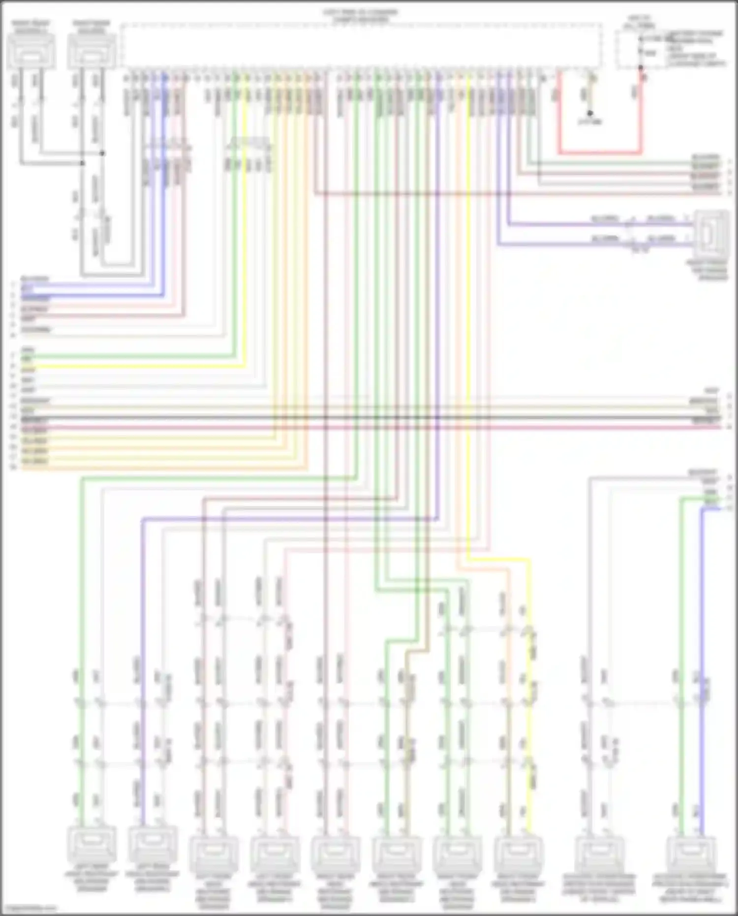 Wiring diagram blu/wht for BMW 7 series G70 (2022-2024) (5 of 31)