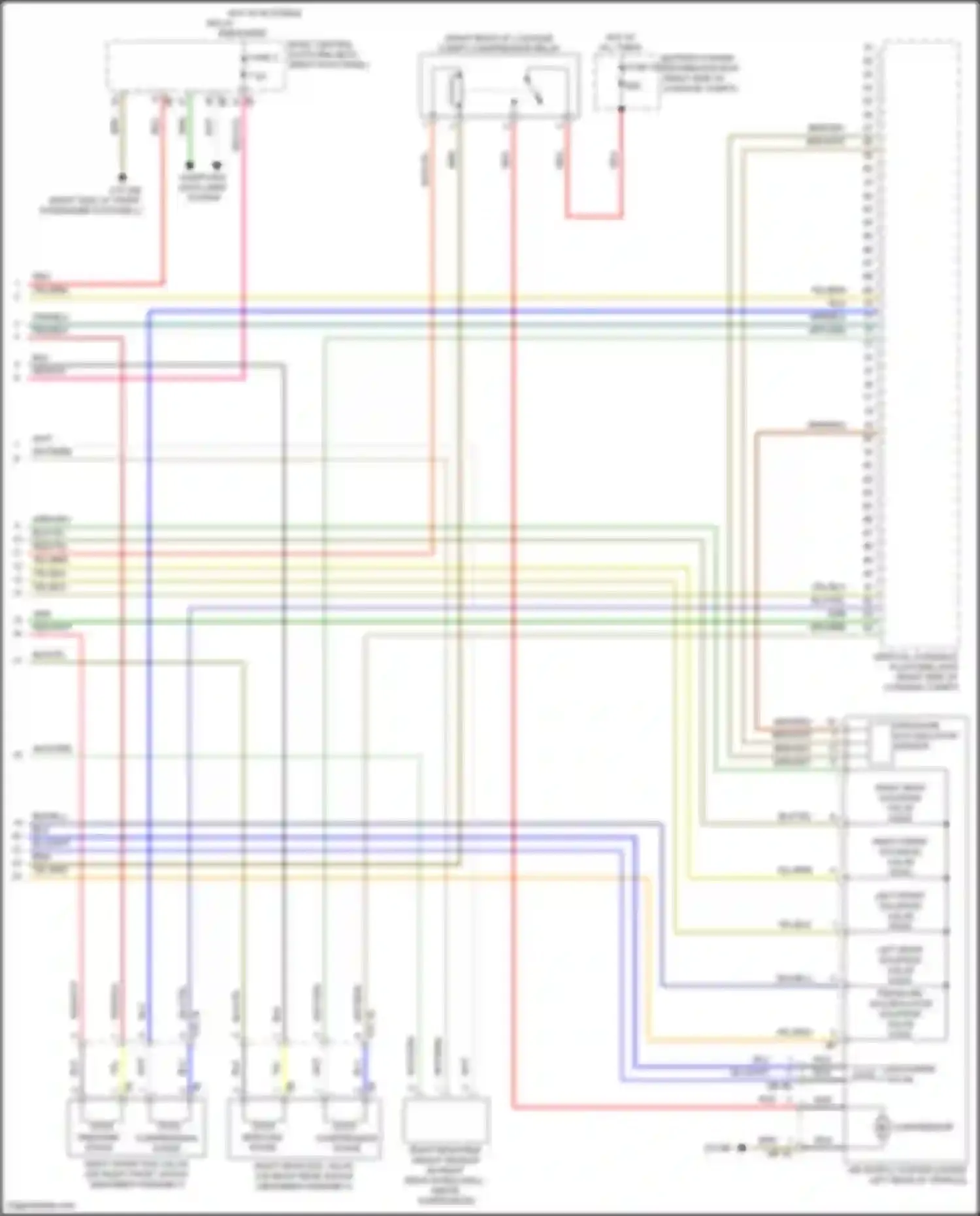 Wiring diagram compression stage for BMW 7 series G70 (2022-2024) (2 of 2)