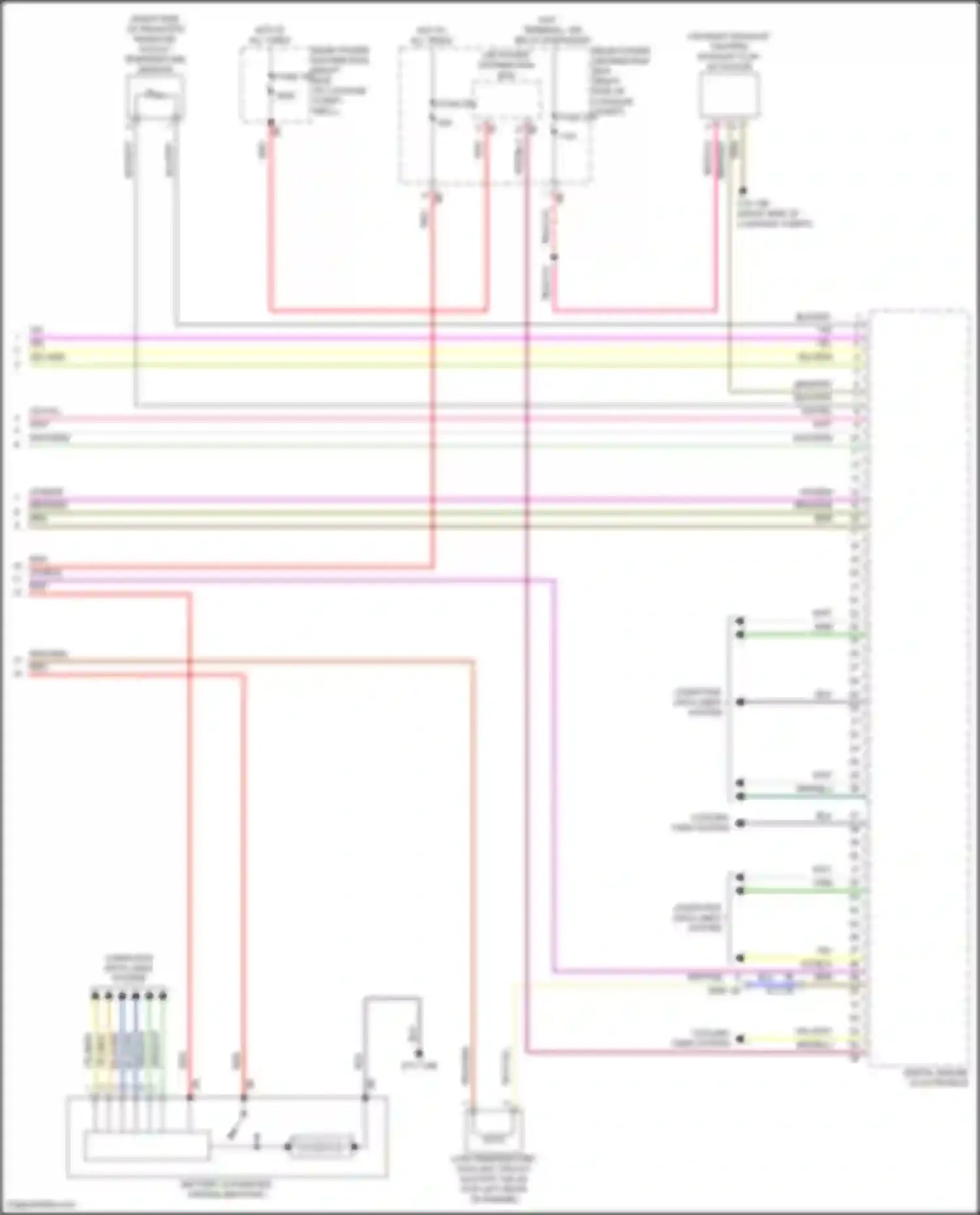 Wiring diagram computer data lines system for BMW 7 series G70 (2022-2024) (98 of 106)