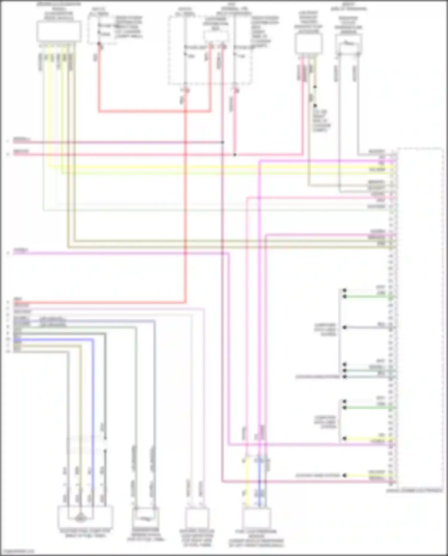 Wiring diagram computer data lines system for BMW 7 series G70 (2022-2024) (106 of 106)