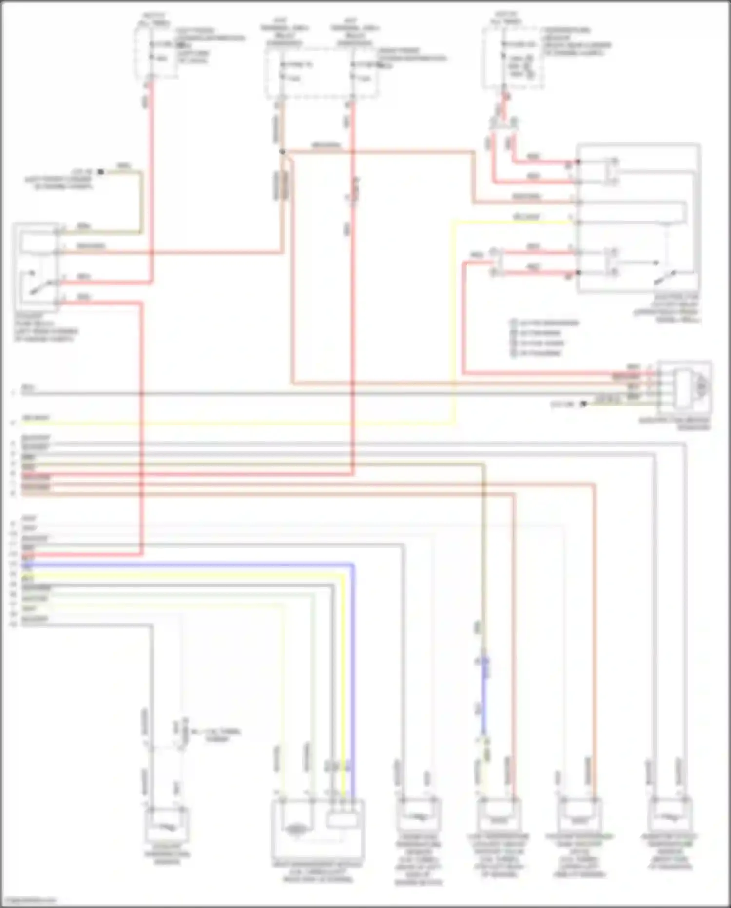 Wiring diagram coolant temperature sensor for BMW 7 series G70 (2022-2024) (1 of 3)