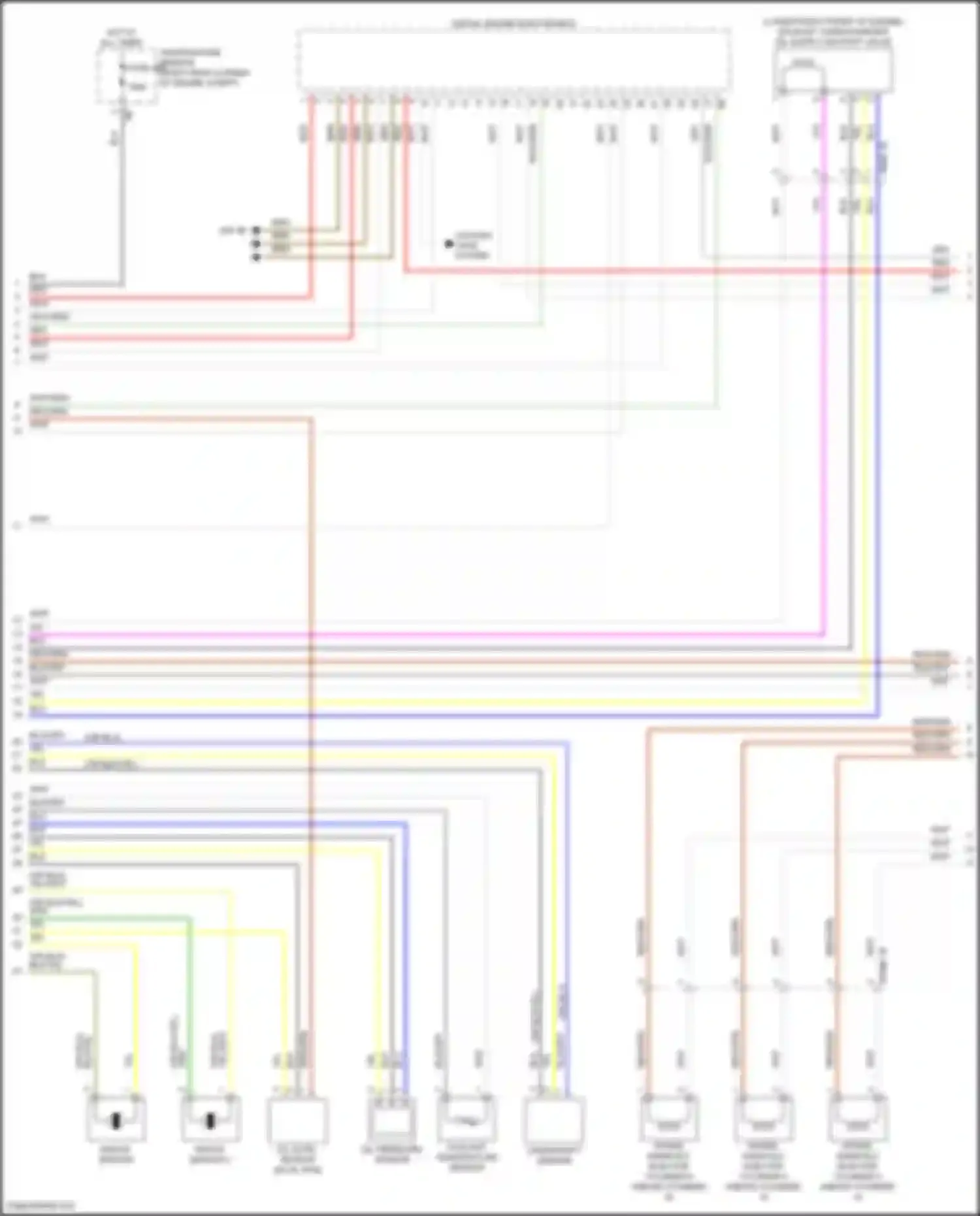 Wiring diagram coolant temperature sensor for BMW 7 series G70 (2022-2024) (3 of 3)