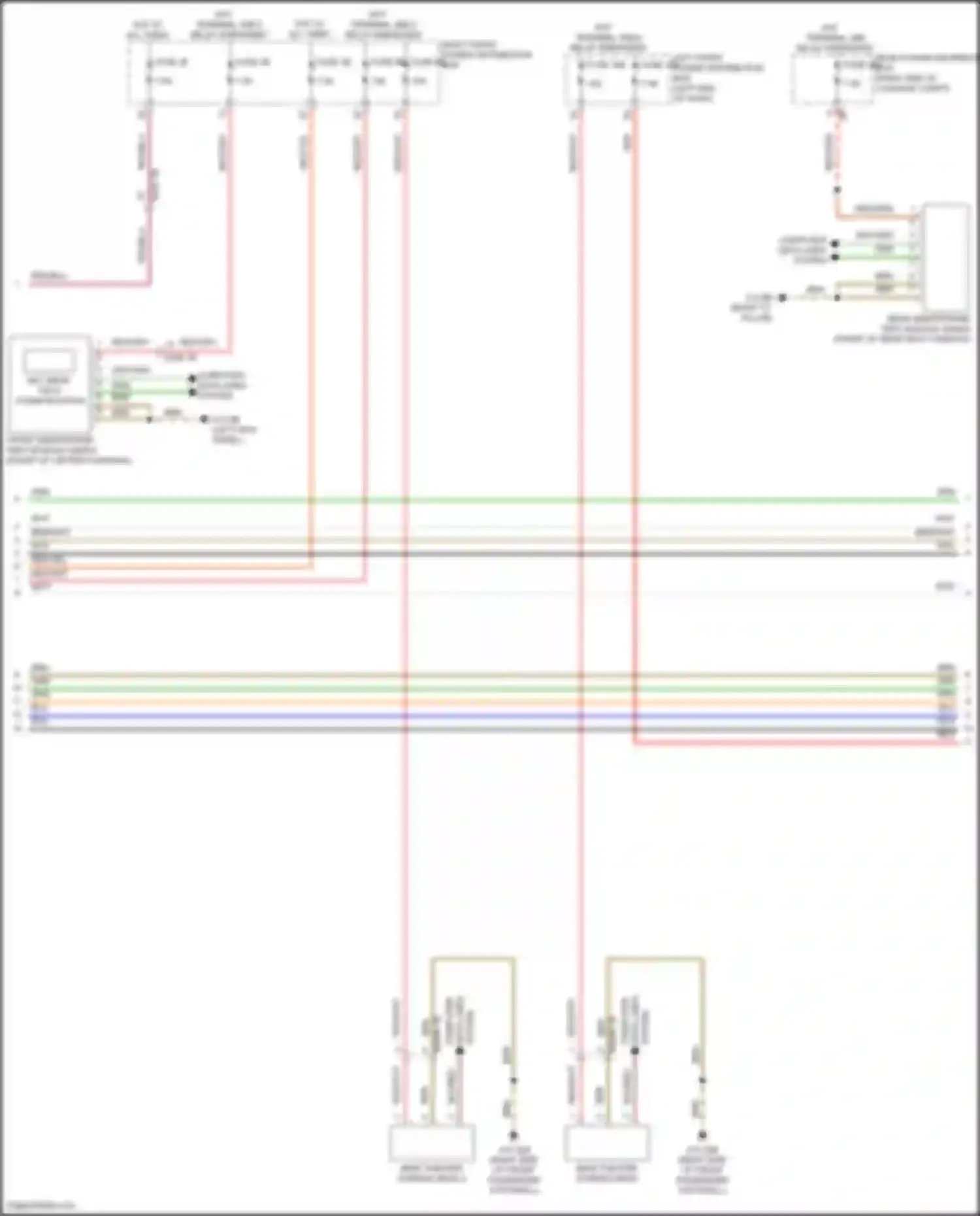 Wiring diagram data lines for BMW 7 series G70 (2022-2024) (2 of 16)