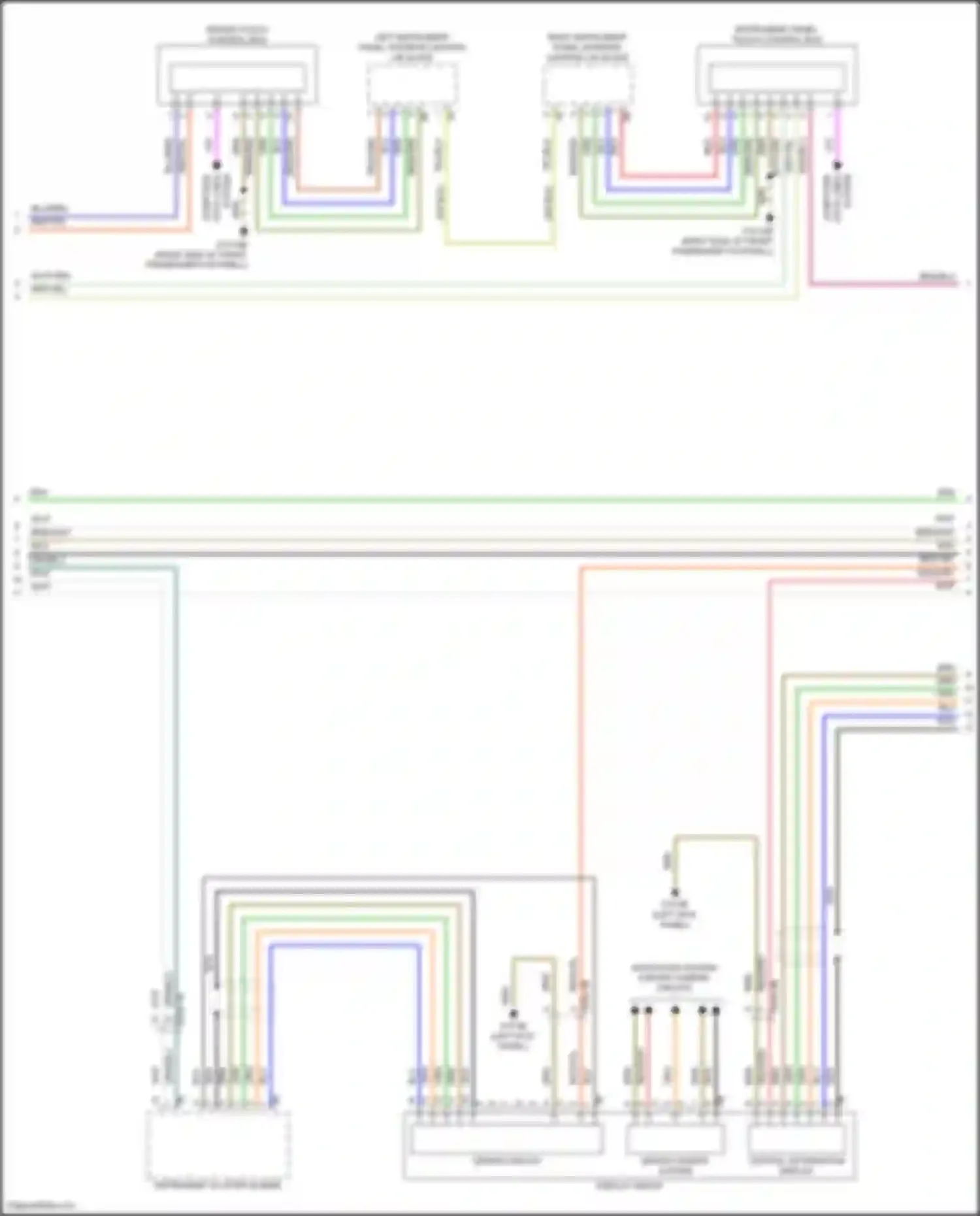 Wiring diagram data lines for BMW 7 series G70 (2022-2024) (4 of 16)