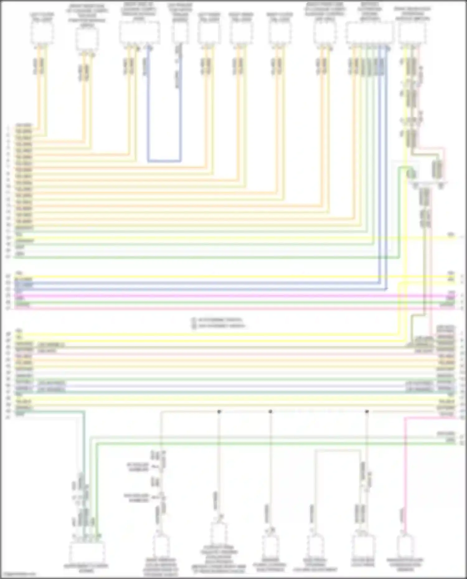 Wiring diagram electrical steering column adjustment for BMW 7 series G70 (2022-2024) (4 of 7)