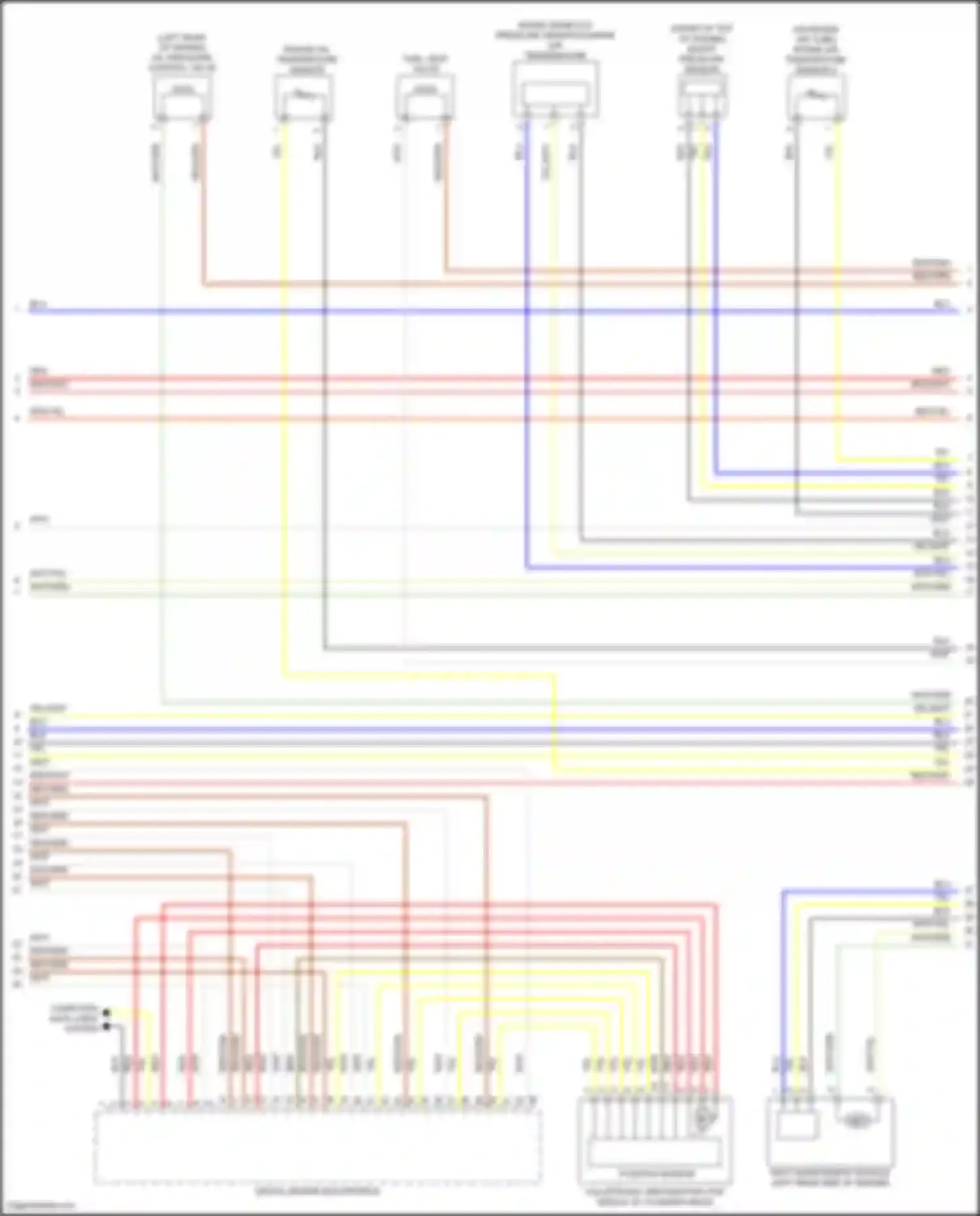 Wiring diagram engine oil temperature sensor for BMW 7 series G70 (2022-2024) (1 of 2)