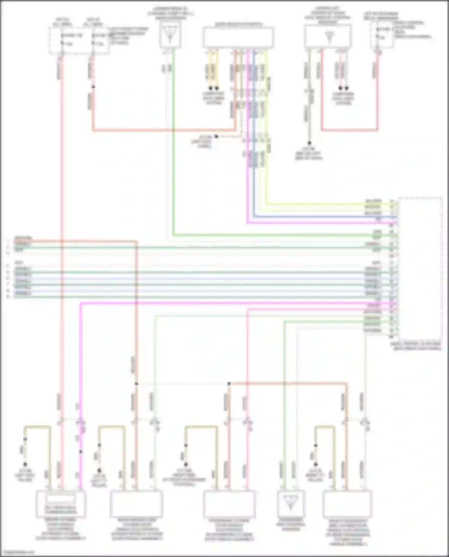 Wiring diagram fuse 1 for BMW 7 series G70 (2022-2024) (1 of 14)