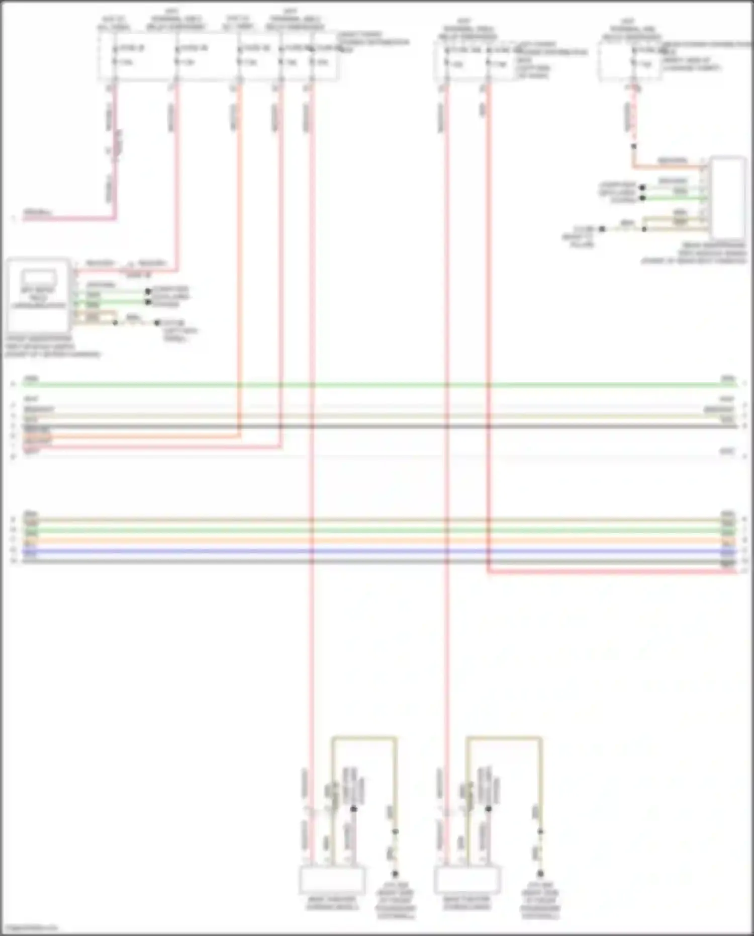 Wiring diagram fuse 261 for BMW 7 series G70 (2022-2024) (3 of 6)