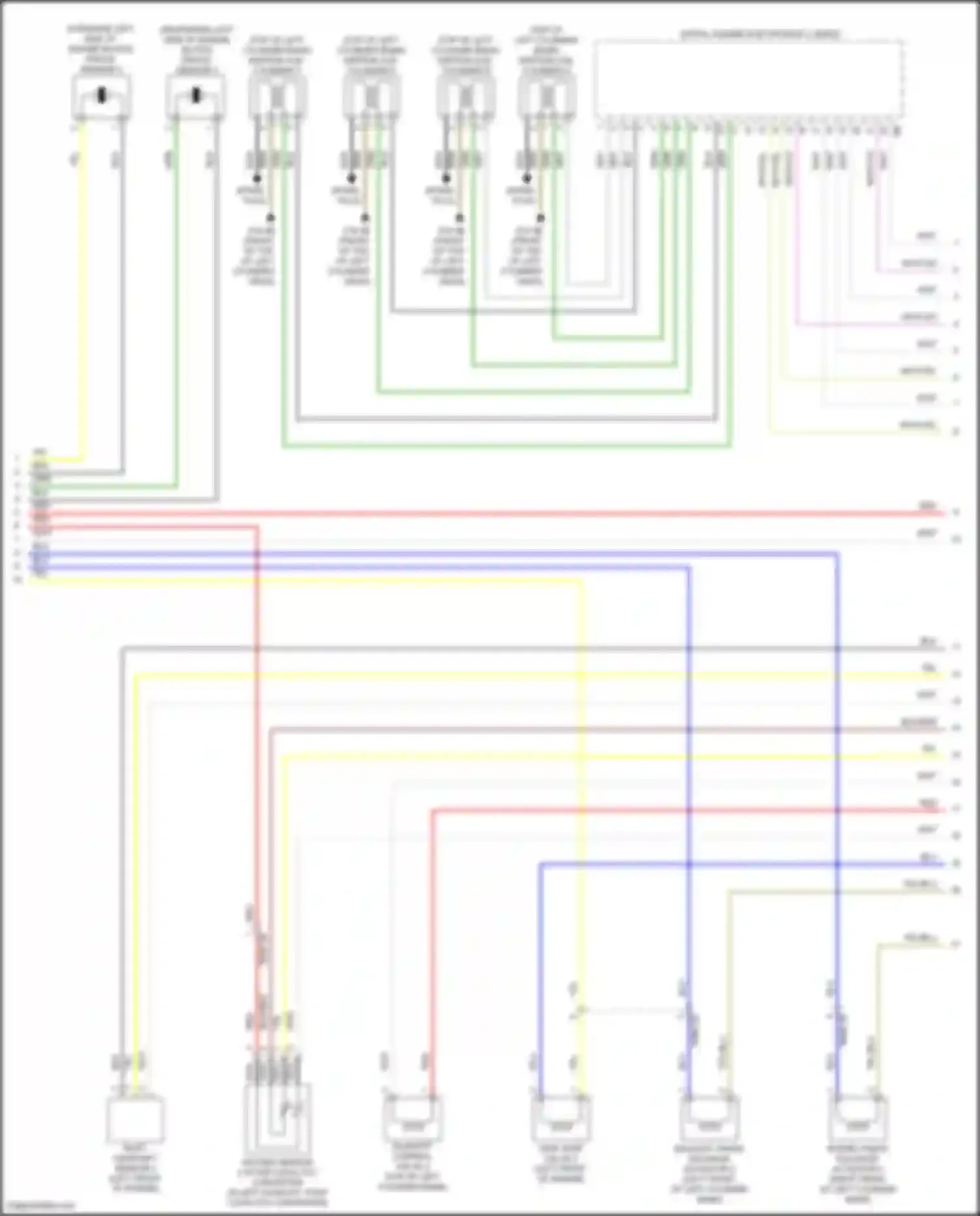 Wiring diagram ignition coil cylinder 7 for BMW 7 series G70 (2022-2024) (2 of 2)