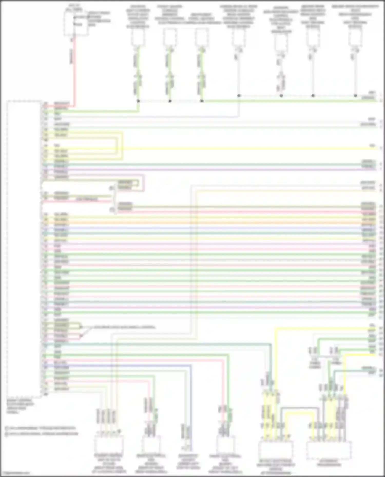Wiring diagram instrument panel heating control electronics for BMW 7 series G70 (2022-2024) (1 of 2)