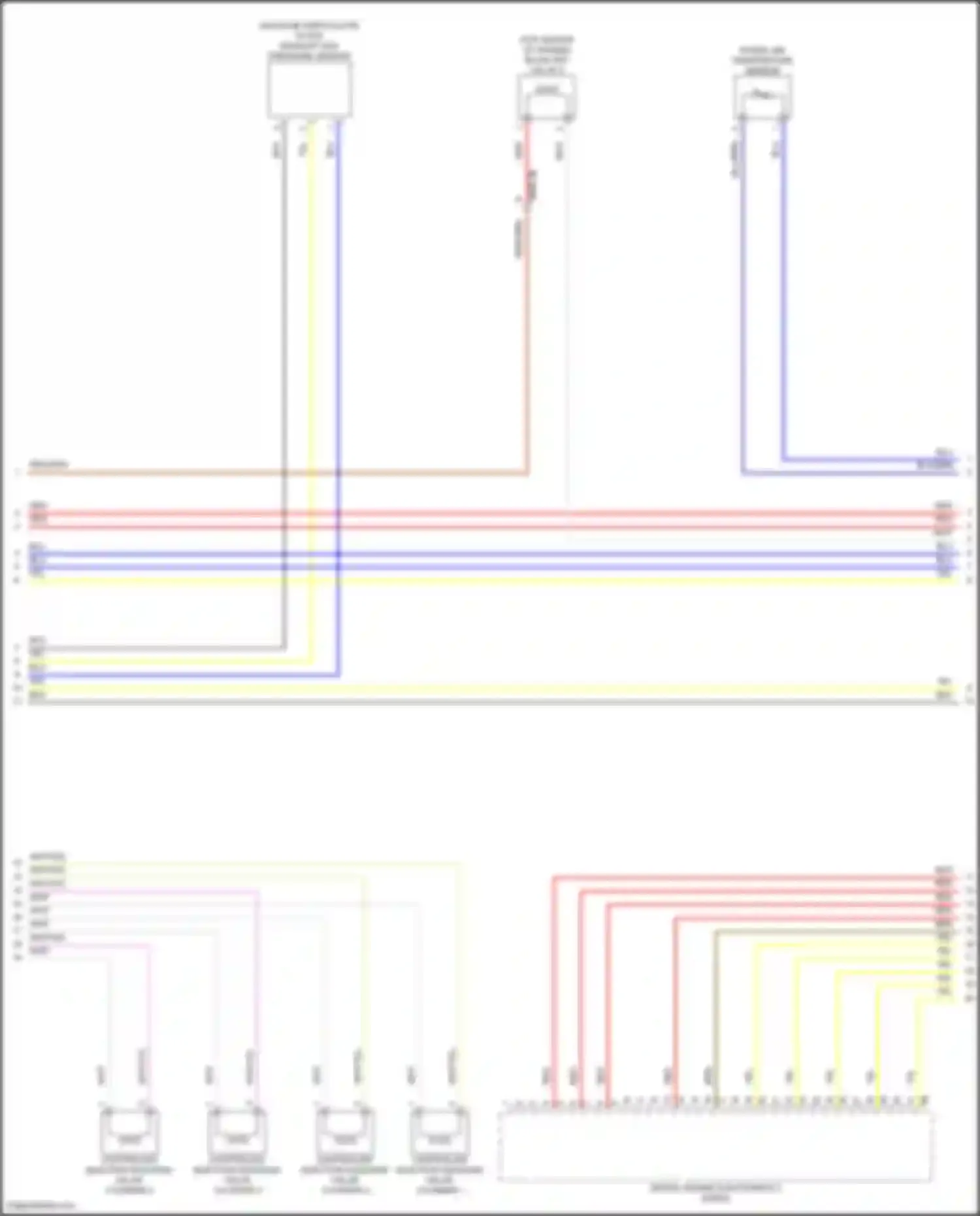 Wiring diagram intake air temperature sensor for BMW 7 series G70 (2022-2024) (2 of 2)