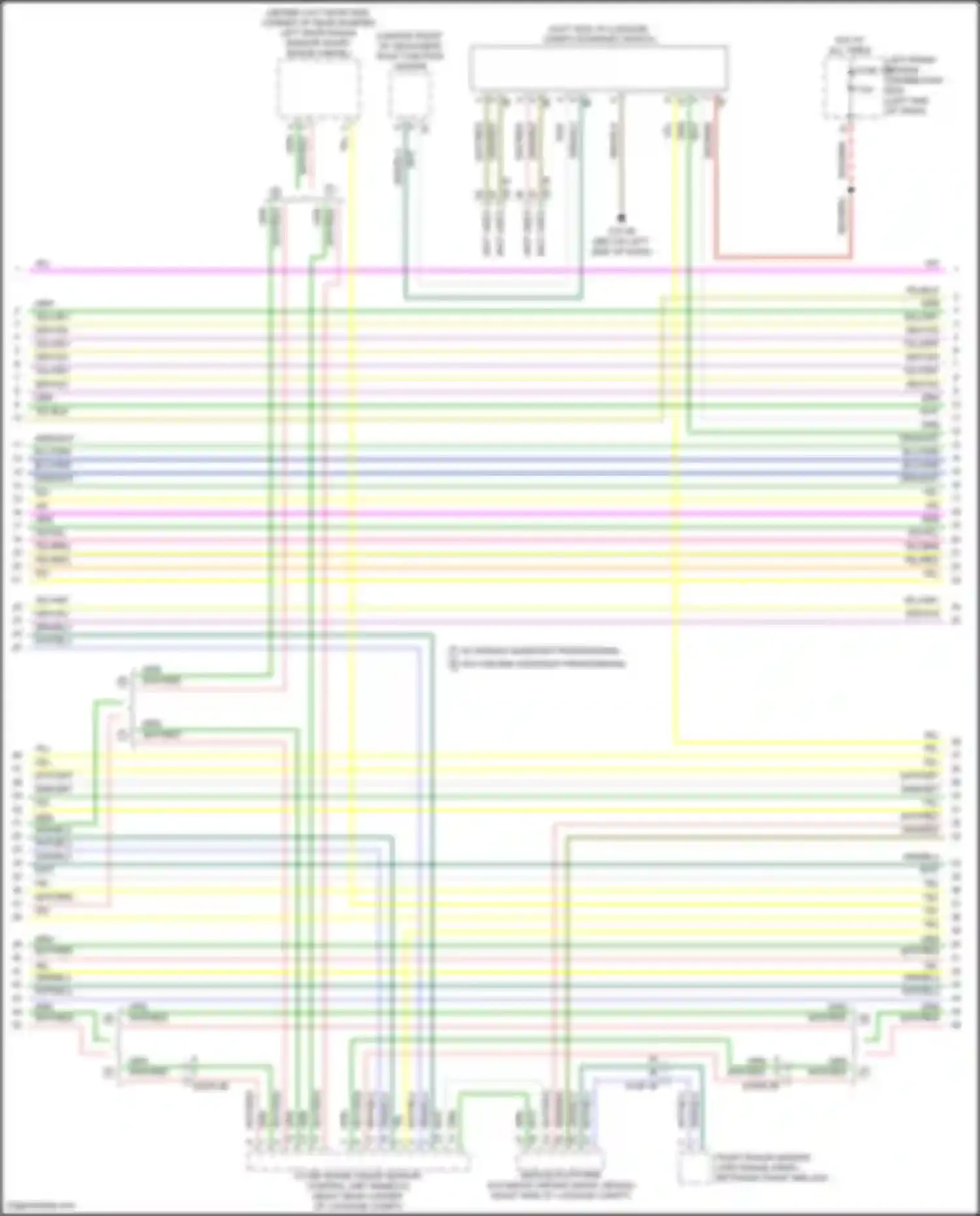Wiring diagram left front power distribution box for BMW 7 series G70 (2022-2024) (27 of 31)