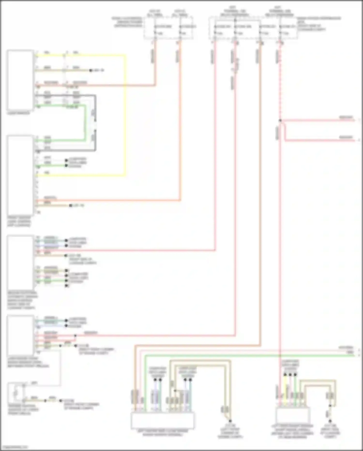Wiring diagram lidar sensor for BMW 7 series G70 (2022-2024) (1 of 3)