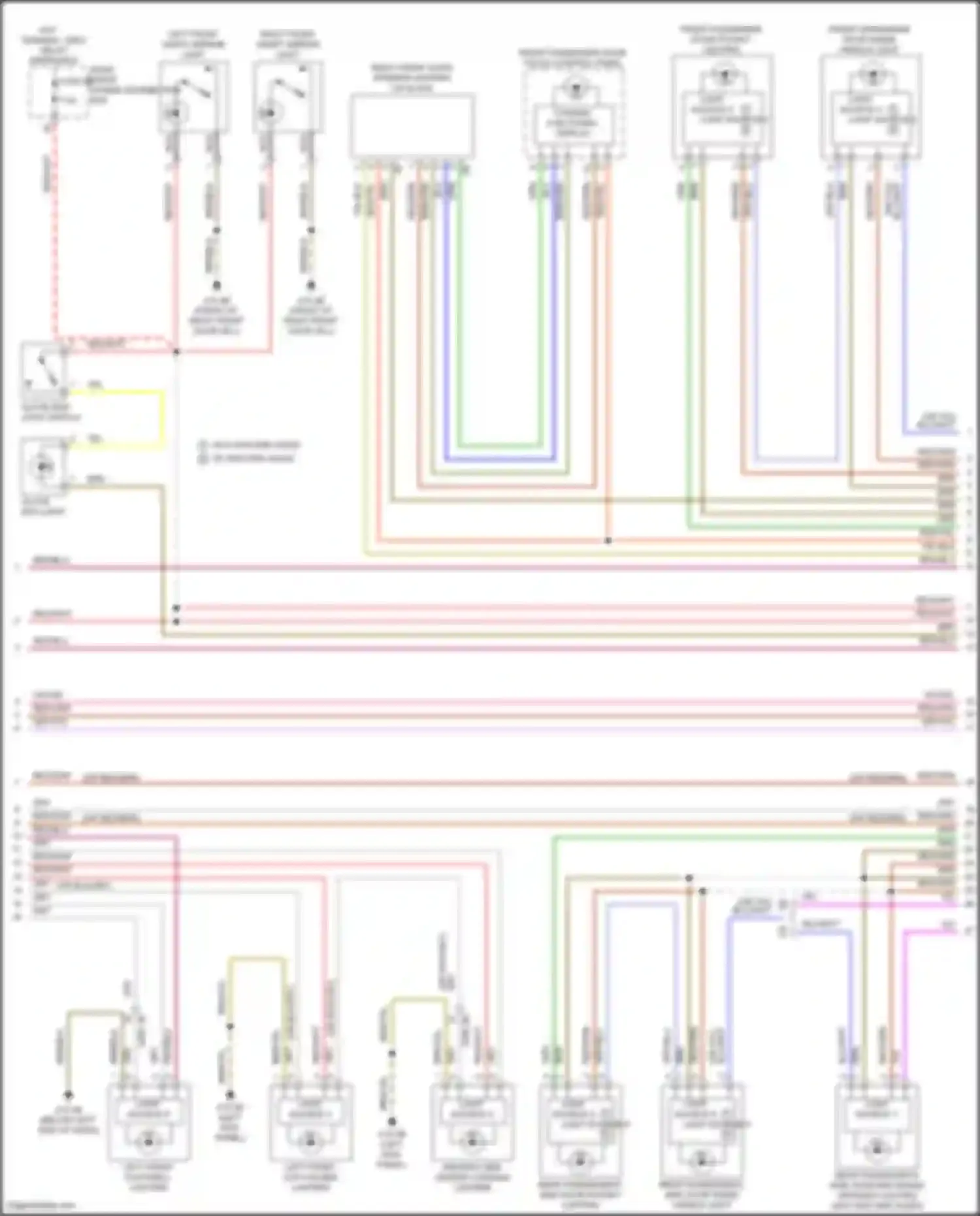Wiring diagram light source 9 light source 6 for BMW 7 series G70 (2022-2024) (1 of 1)