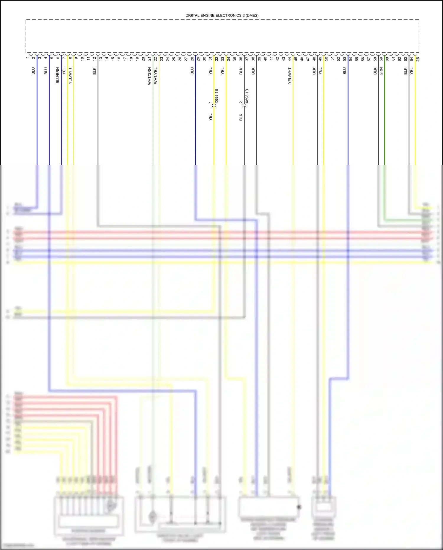 Wiring diagram position sensor for BMW 7 series G70 (2022-2024) (4 of 4)