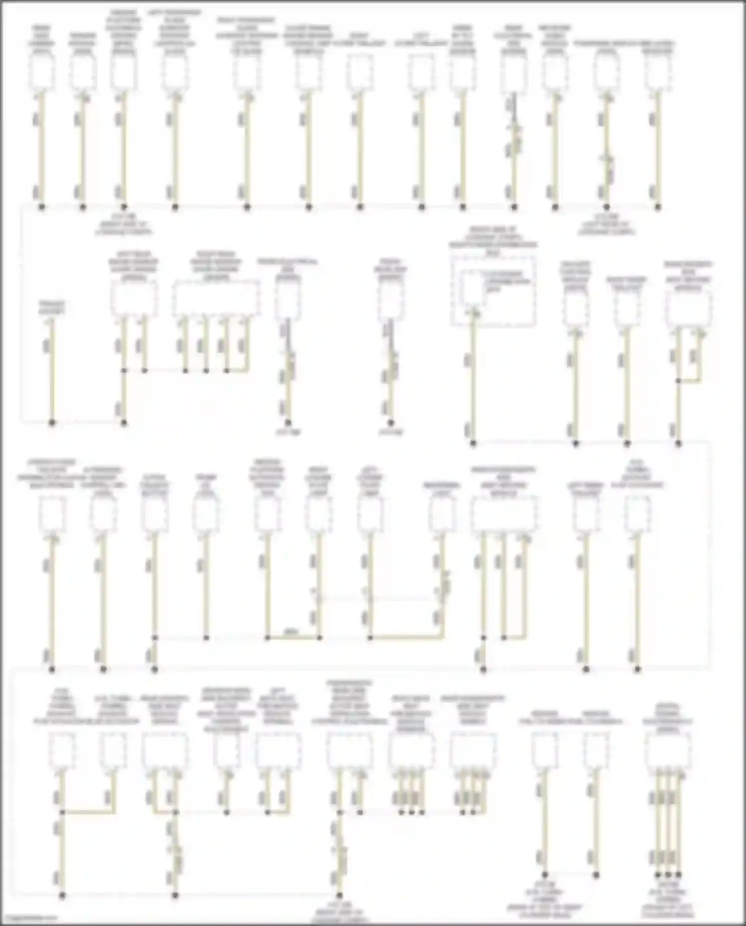 Wiring diagram rear passenger's side seat heating module for BMW 7 series G70 (2022-2024) (1 of 3)