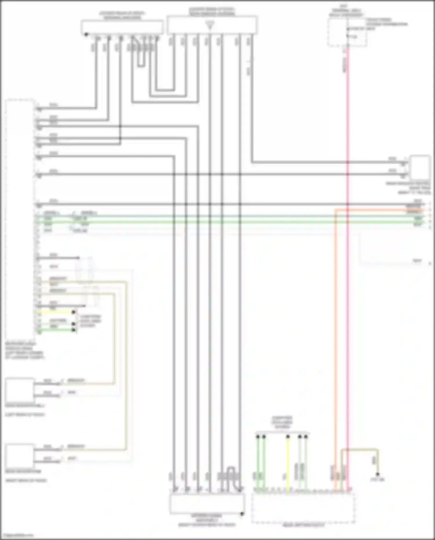 Wiring diagram rear window heating wave trap for BMW 7 series G70 (2022-2024) (1 of 5)