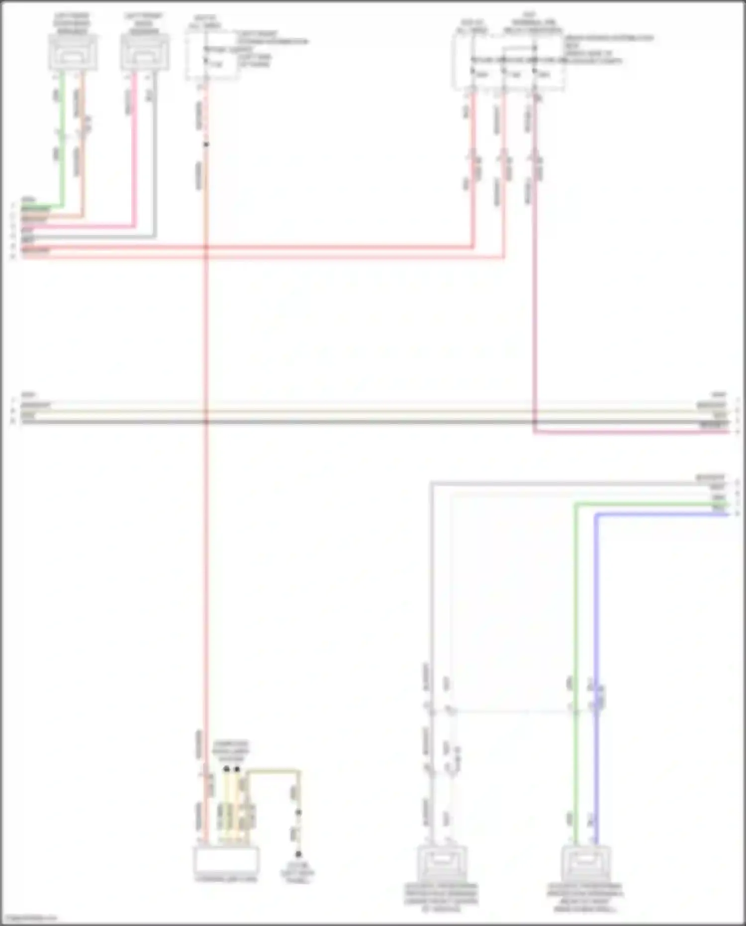 Wiring diagram red for BMW 7 series G70 (2022-2024) (9 of 112)