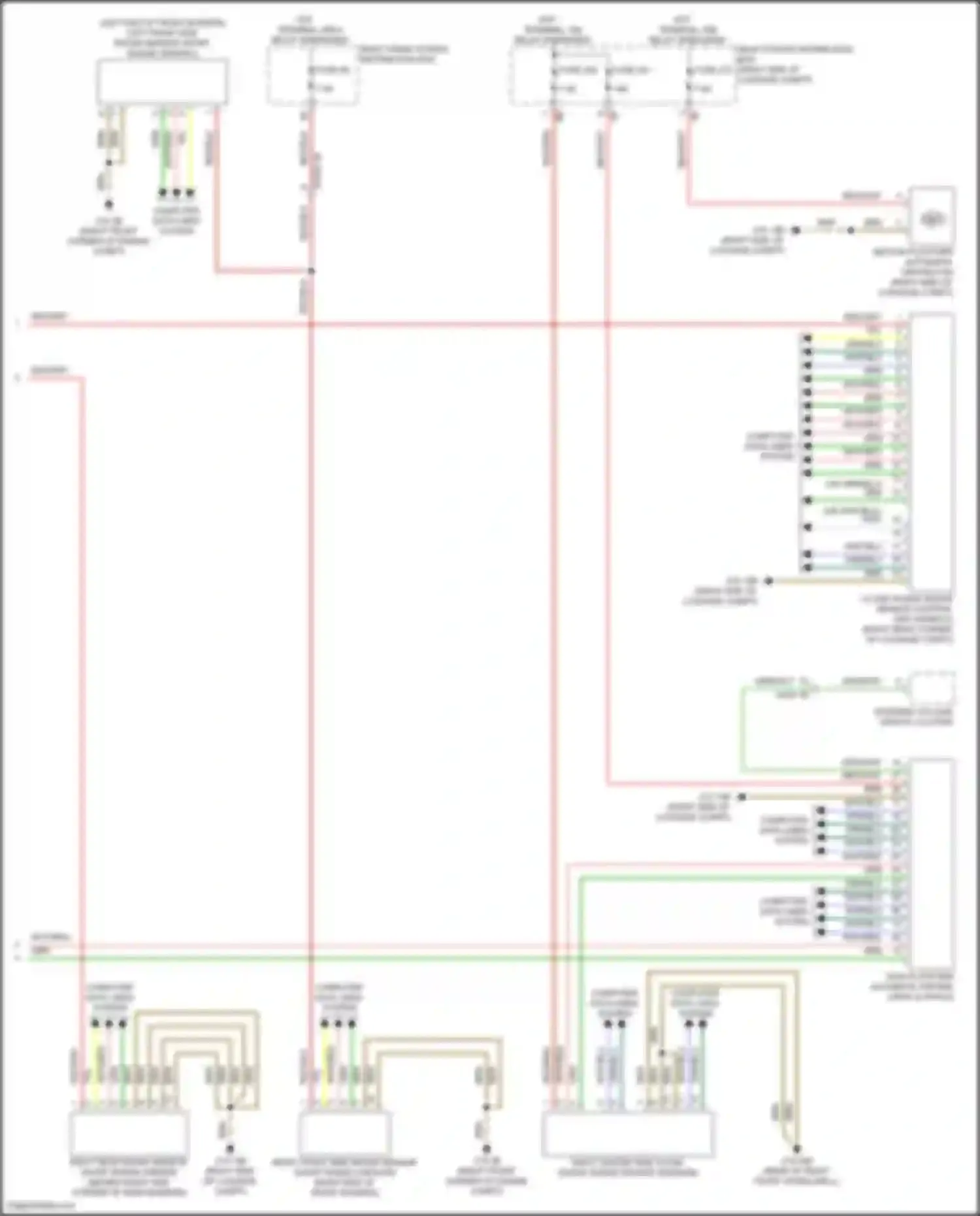 Wiring diagram right front power distribution box for BMW 7 series G70 (2022-2024) (22 of 64)