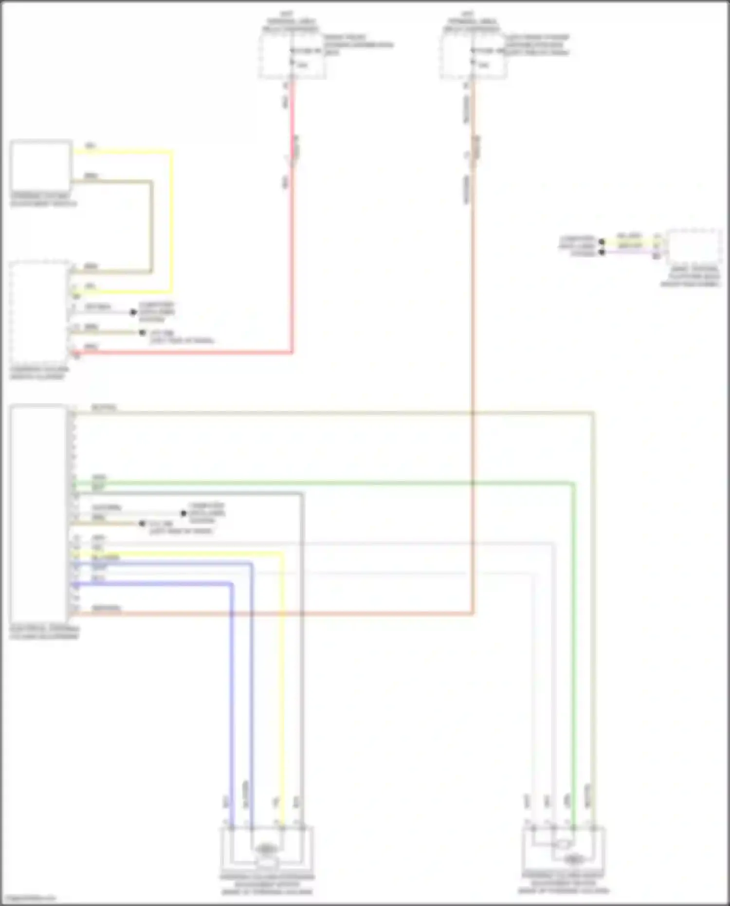 Wiring diagram right front power distribution box for BMW 7 series G70 (2022-2024) (38 of 64)