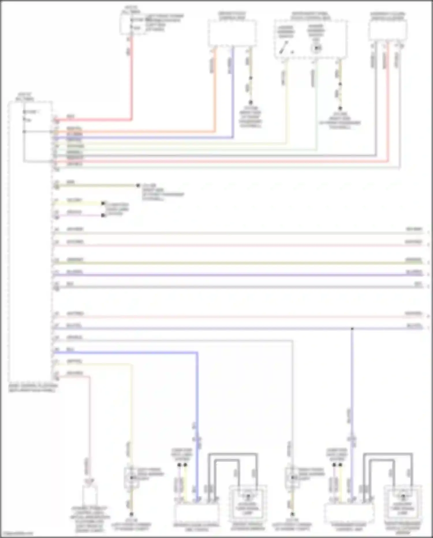 Wiring diagram steering column switch cluster for BMW 7 series G70 (2022-2024) (12 of 16)