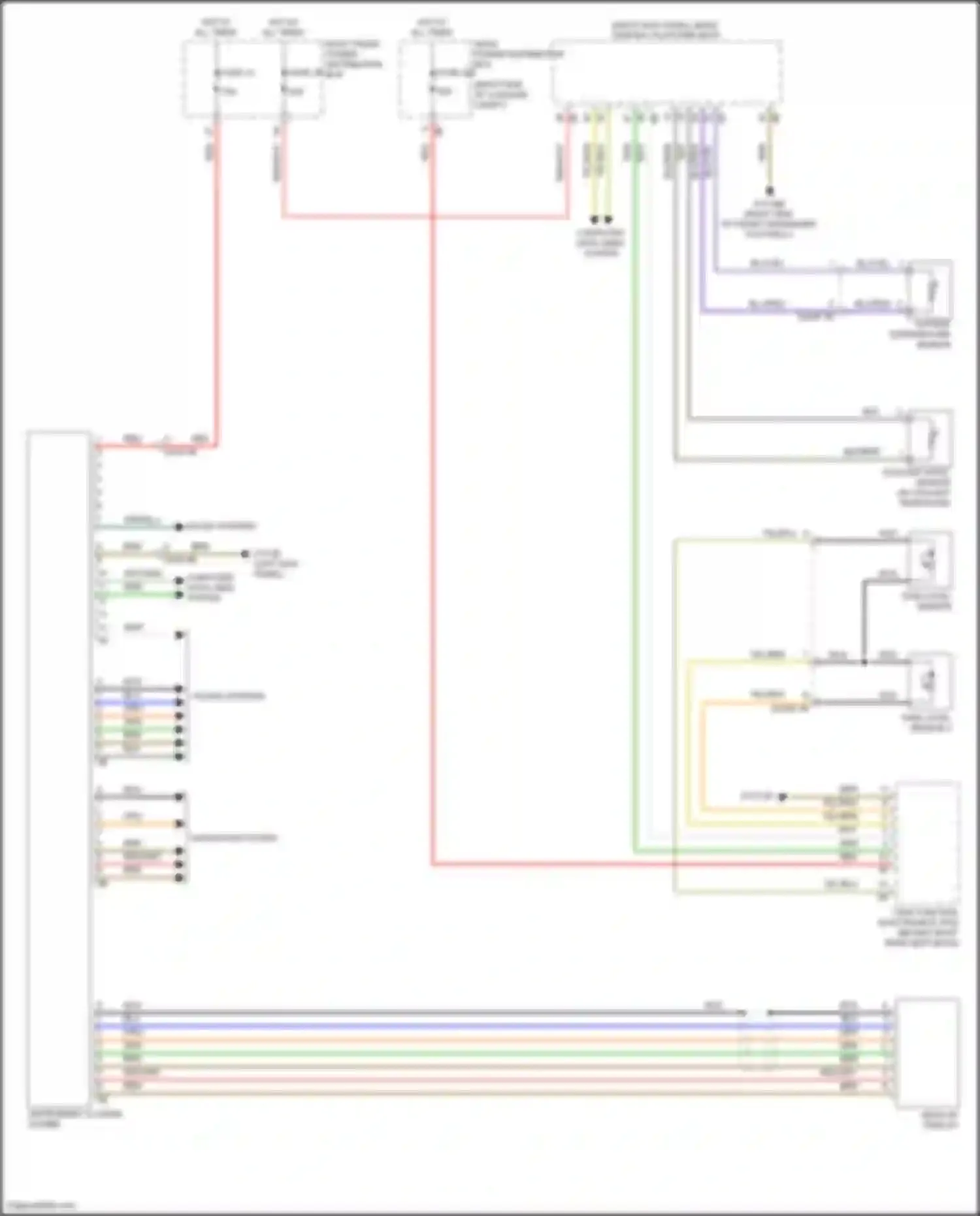 Wiring diagram tank level sensor for BMW 7 series G70 (2022-2024) (1 of 1)